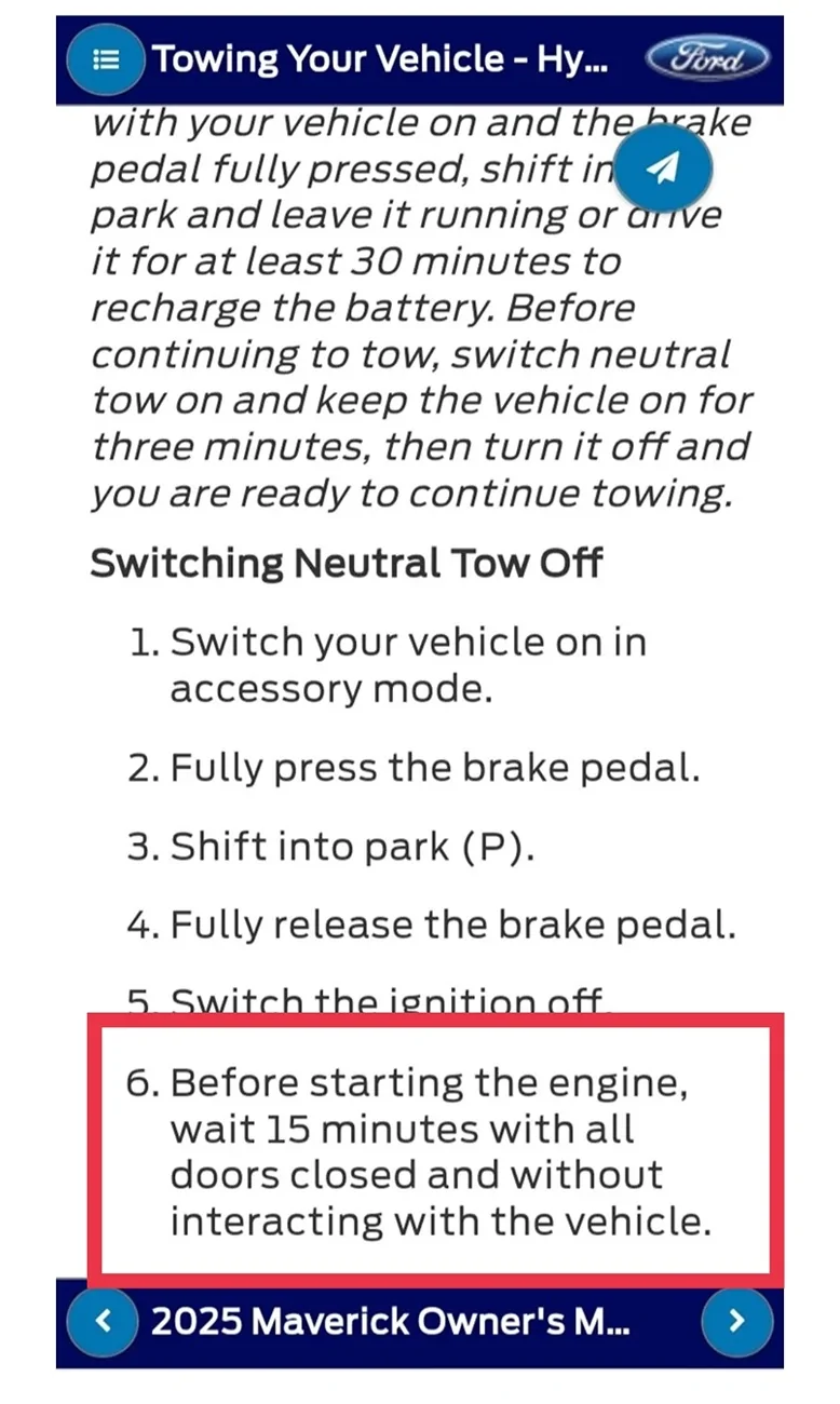 Ford Maverick Towing Hybrid Maverick IMG_20260607_184048