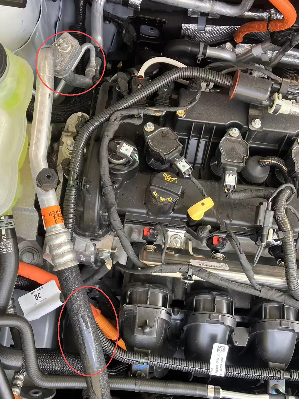 Ford Maverick [Solved]Is It Normal for the A/C Line Near the Engine to Be Cold and Have Condensation? ac2