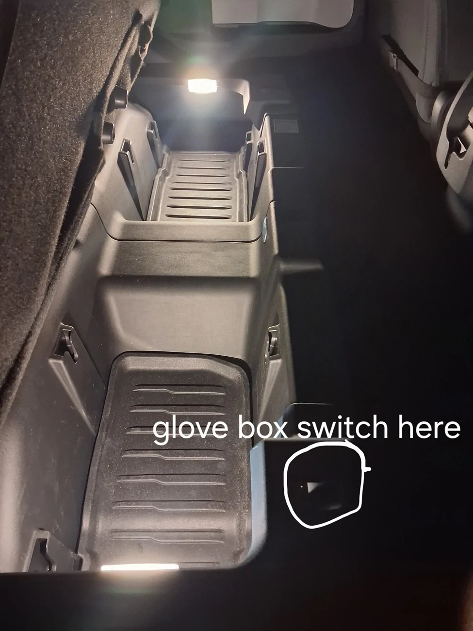 Ford Maverick Behind Rear Seat DIY Light Install 29459