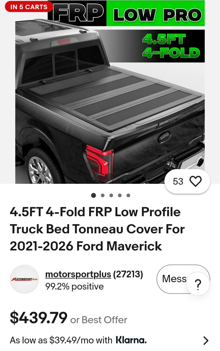Ford Maverick Best tri fold cover? 20260611_080522