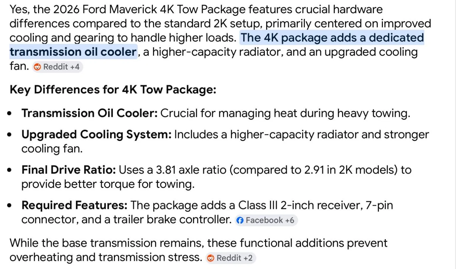 Ford Maverick Is 4k Towing Package Worth It 2026 4k tow packag