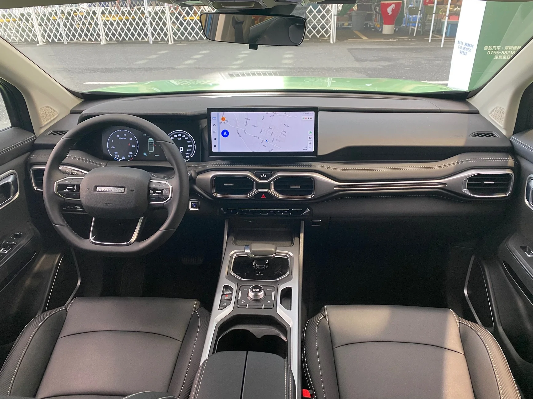 Ford Maverick First Sight! $30k Midsize EV Pickup Prototype 2022_Radar_RD6_interior