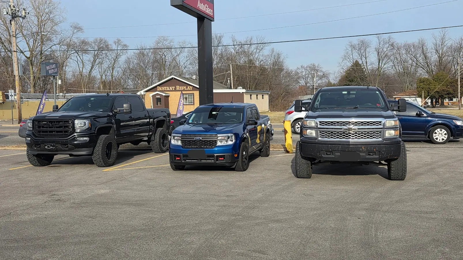 Ford Maverick Post your Maverick next to ridiculously large trucks - photos thread 1781402680405-a9