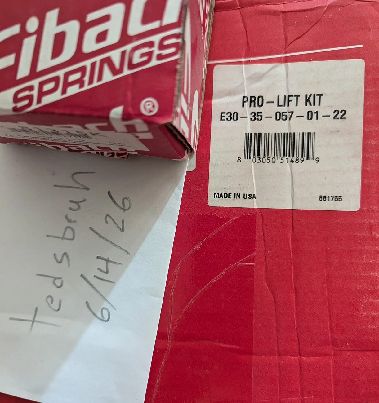 Ford Maverick Eibach Pro Lift Kit AWD $350 PXL_20260614_145029567