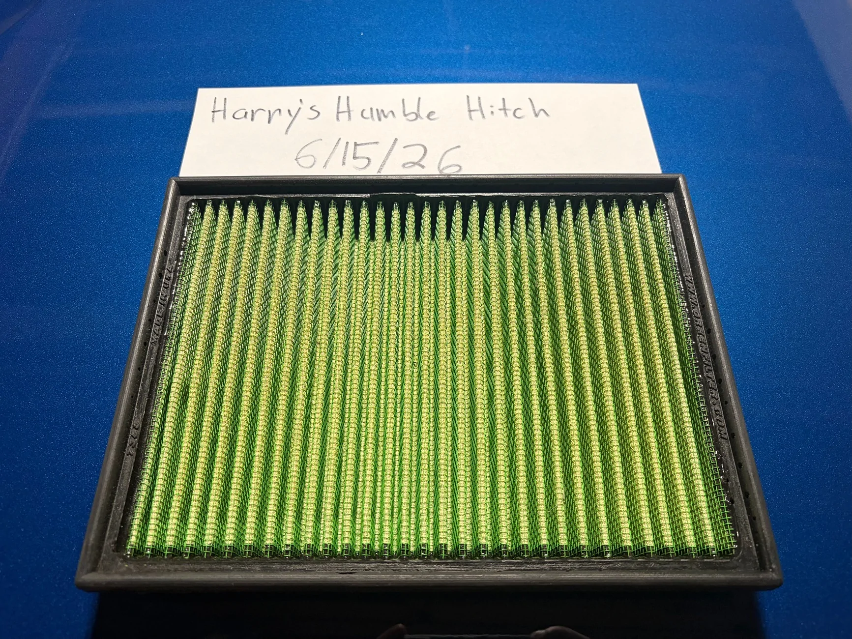 Ford Maverick 2022-2024 Green Filter High-Performance Engine Air Filter IMG_8525