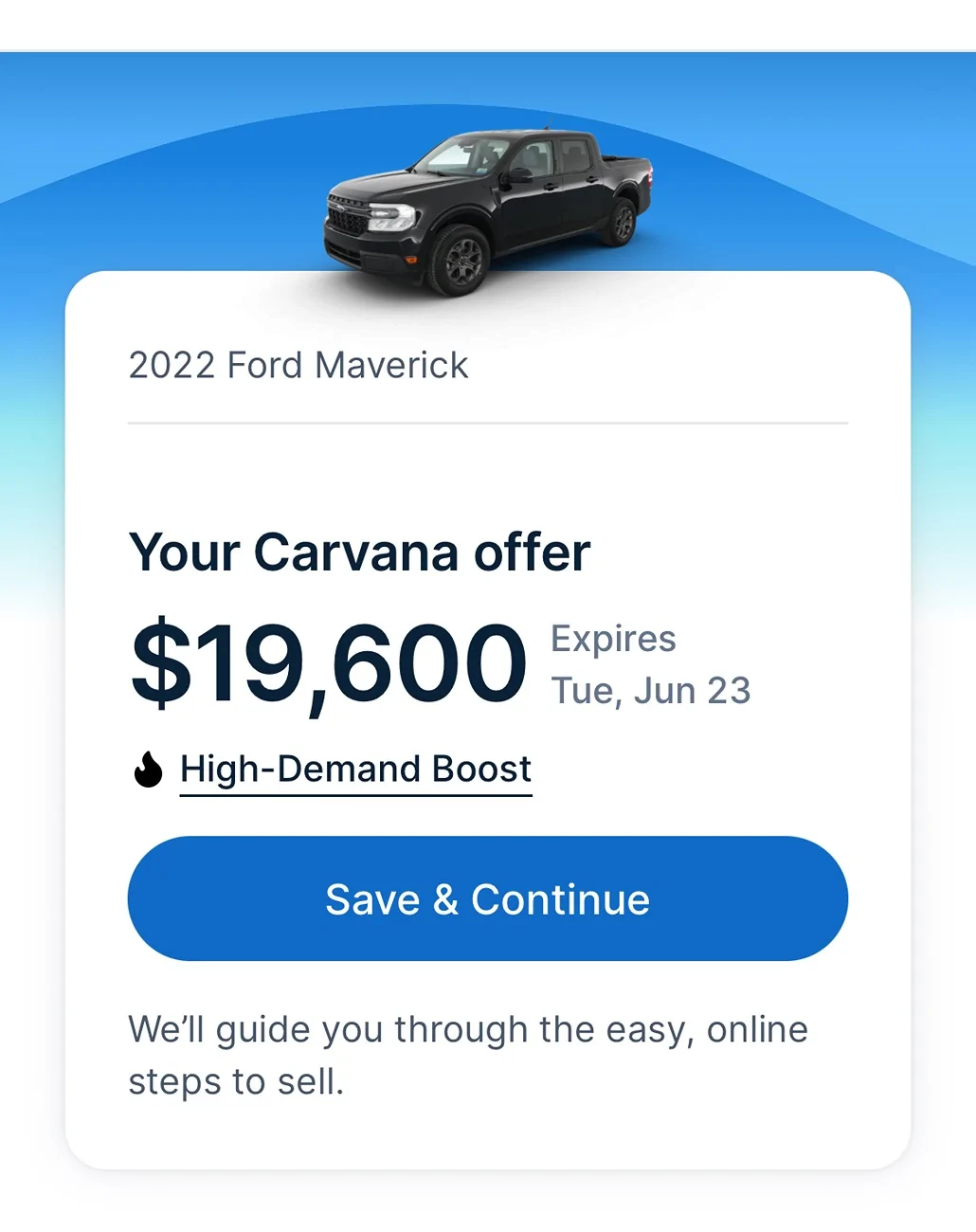 Ford Maverick Carvana Used Maverick Trade In Values are NUTS! IMG_8619