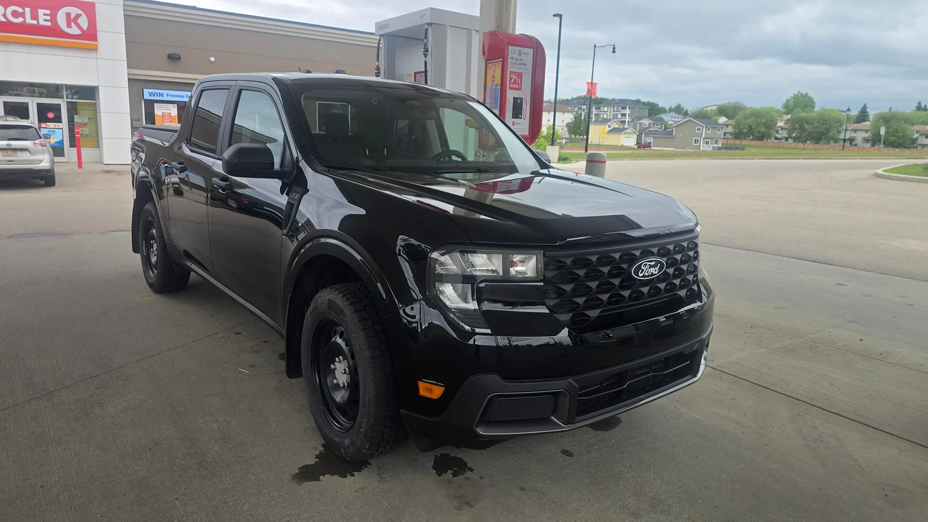 Ford Maverick Repaired Update! 25 Mav XLT vs 2 ton meat wall (moose) 20260611_151516