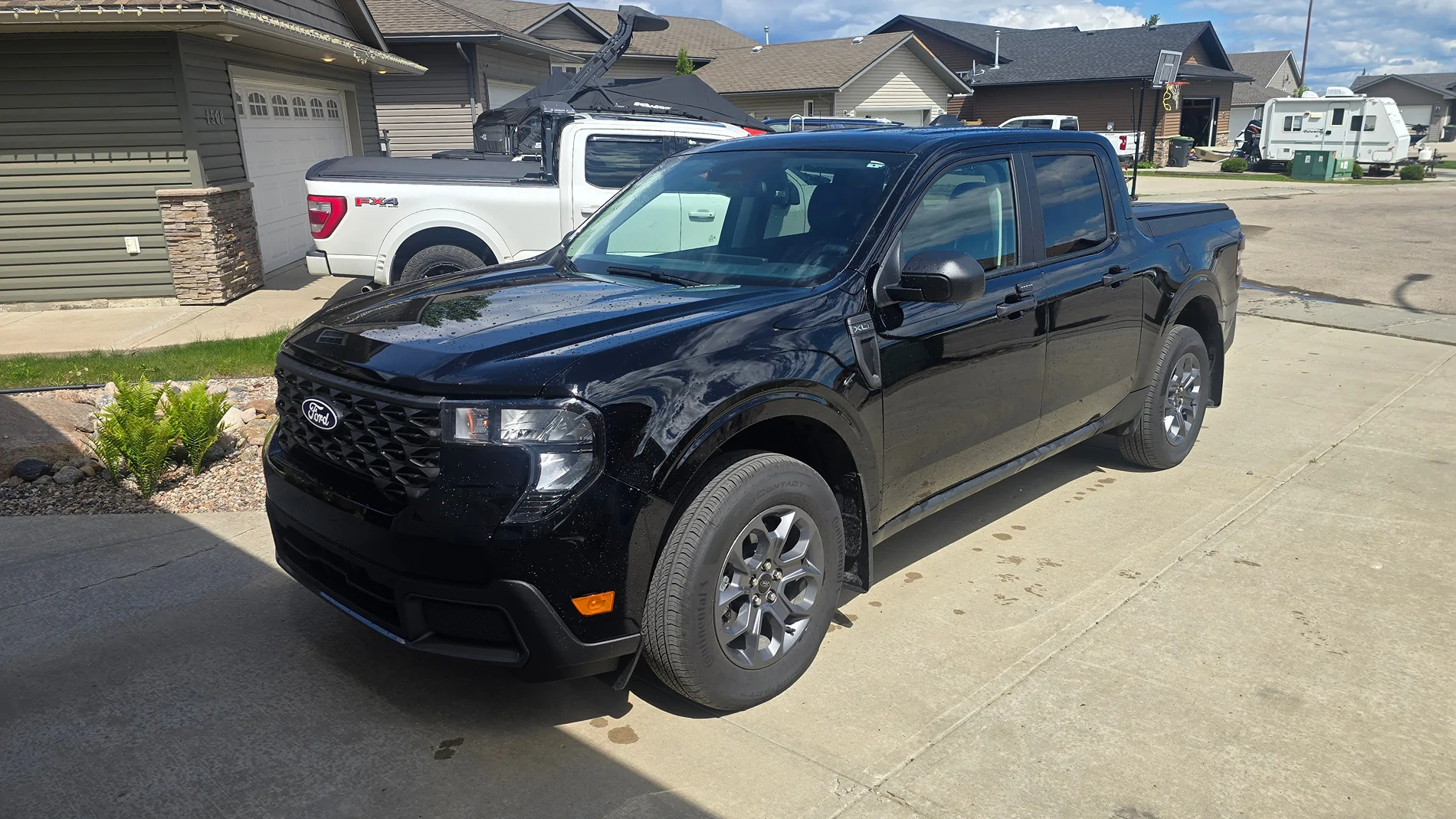 Ford Maverick Repaired Update! 25 Mav XLT vs 2 ton meat wall (moose) 20260617_143517
