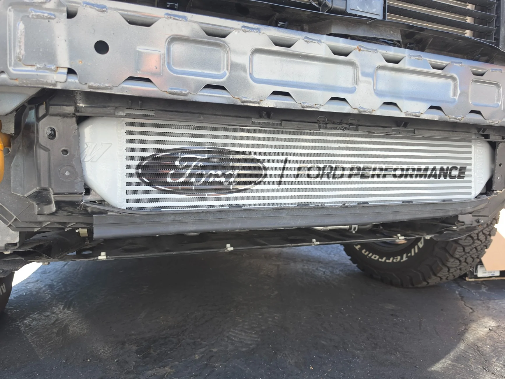 Ford Maverick Ford performance intercooler in 2025 tremor 20260612_104809