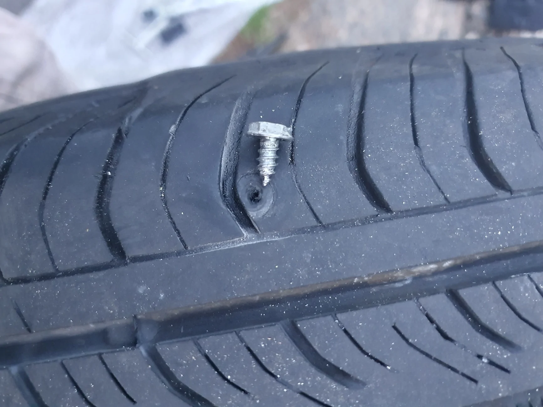 Ford Maverick Old Maverick tire troubles.  I took the wrong approach 20260618_202730