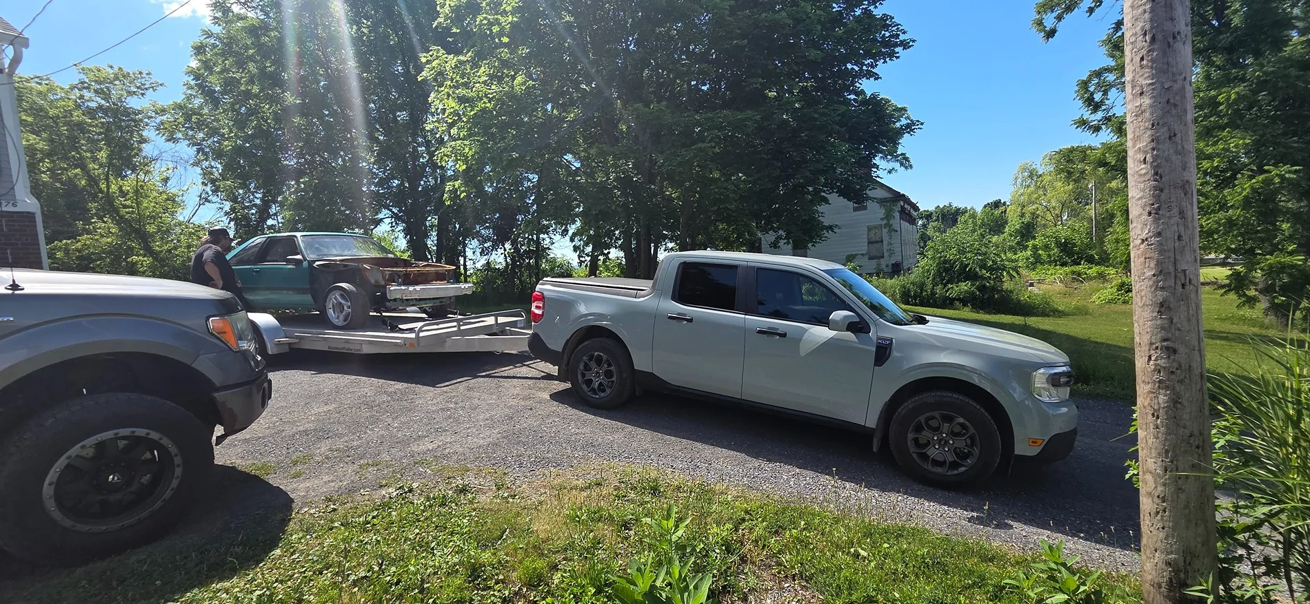 Ford Maverick Towing with a '23 Ecoboost 4k Tow for the first time 20260621_102129