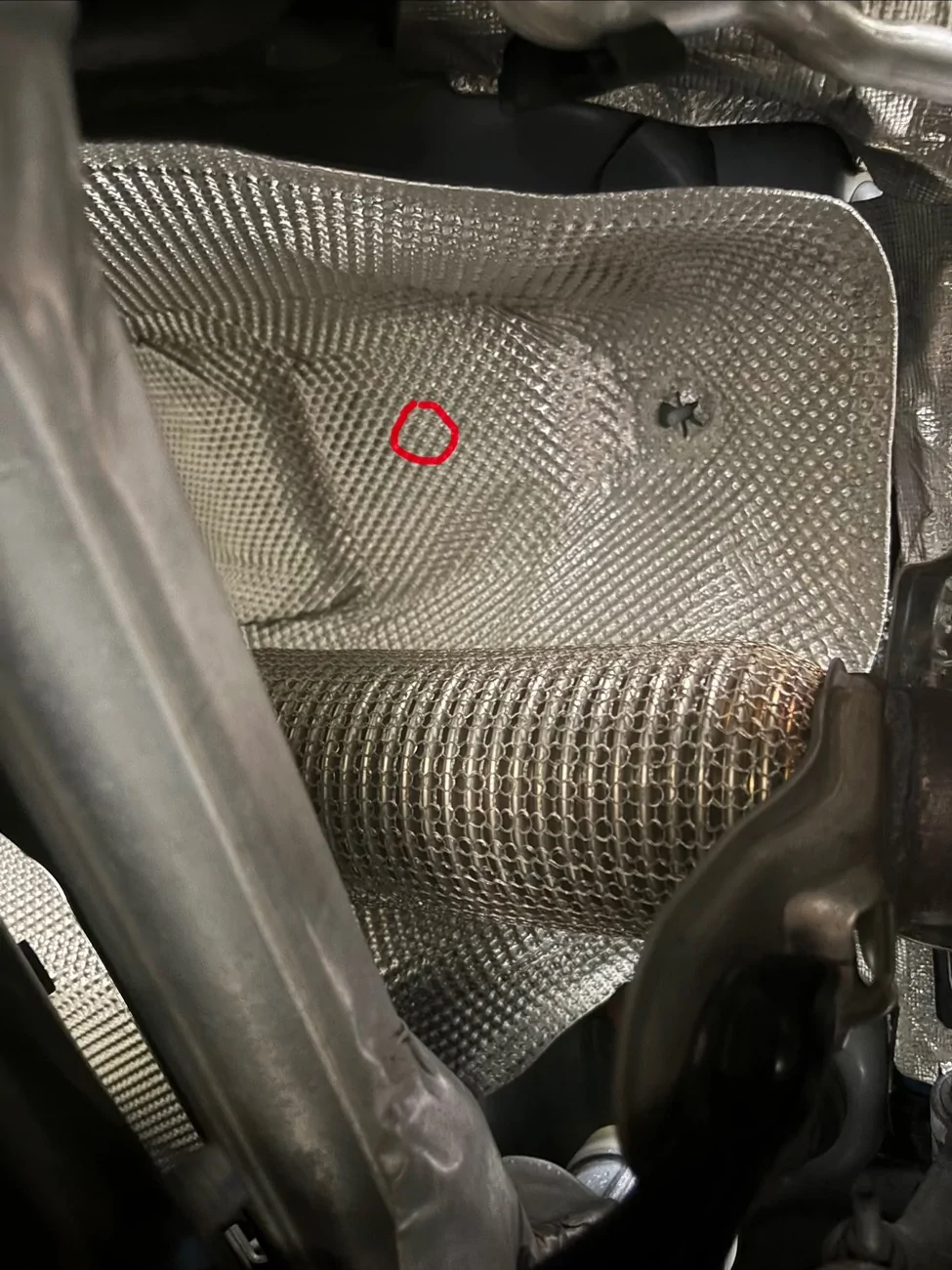 Ford Maverick Water leak by gas pedal IMG_0966