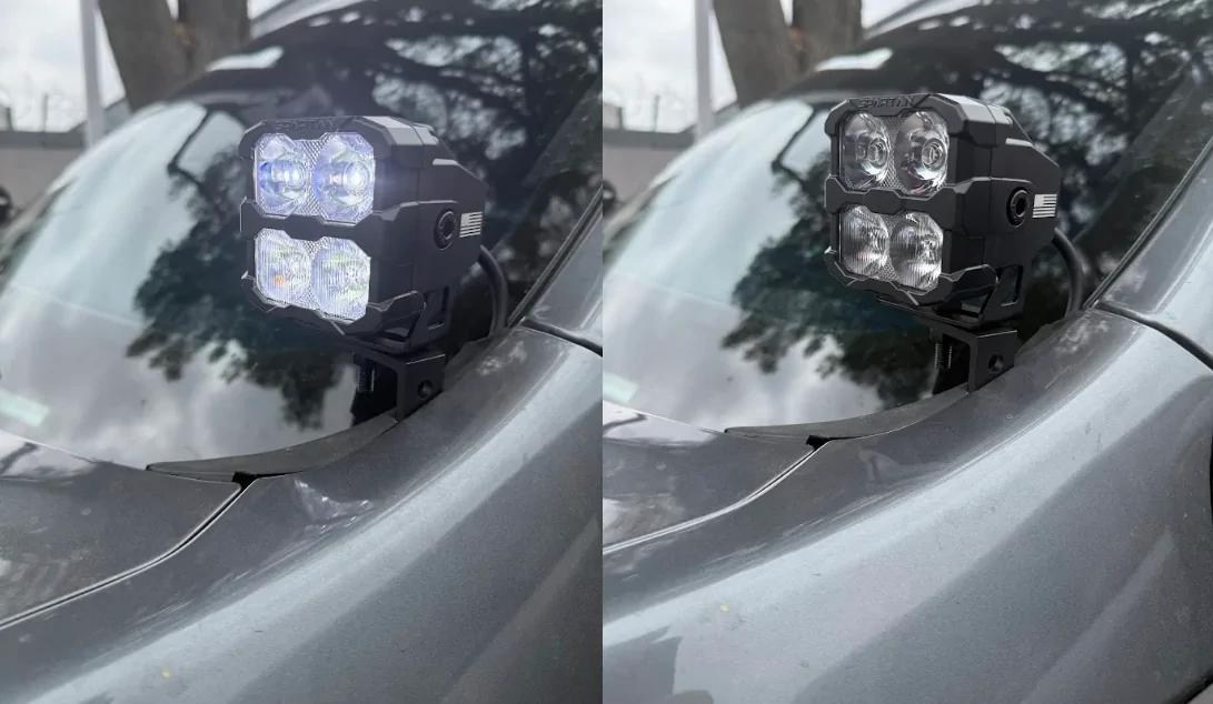 Ford Maverick F150 LEDs Cree Hood Lights Install 1782622727825-6