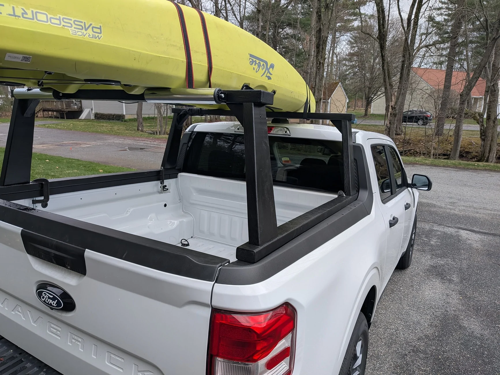 Ford Maverick Prototype home-built kayak or ladder rack PXL_20260417_172320102