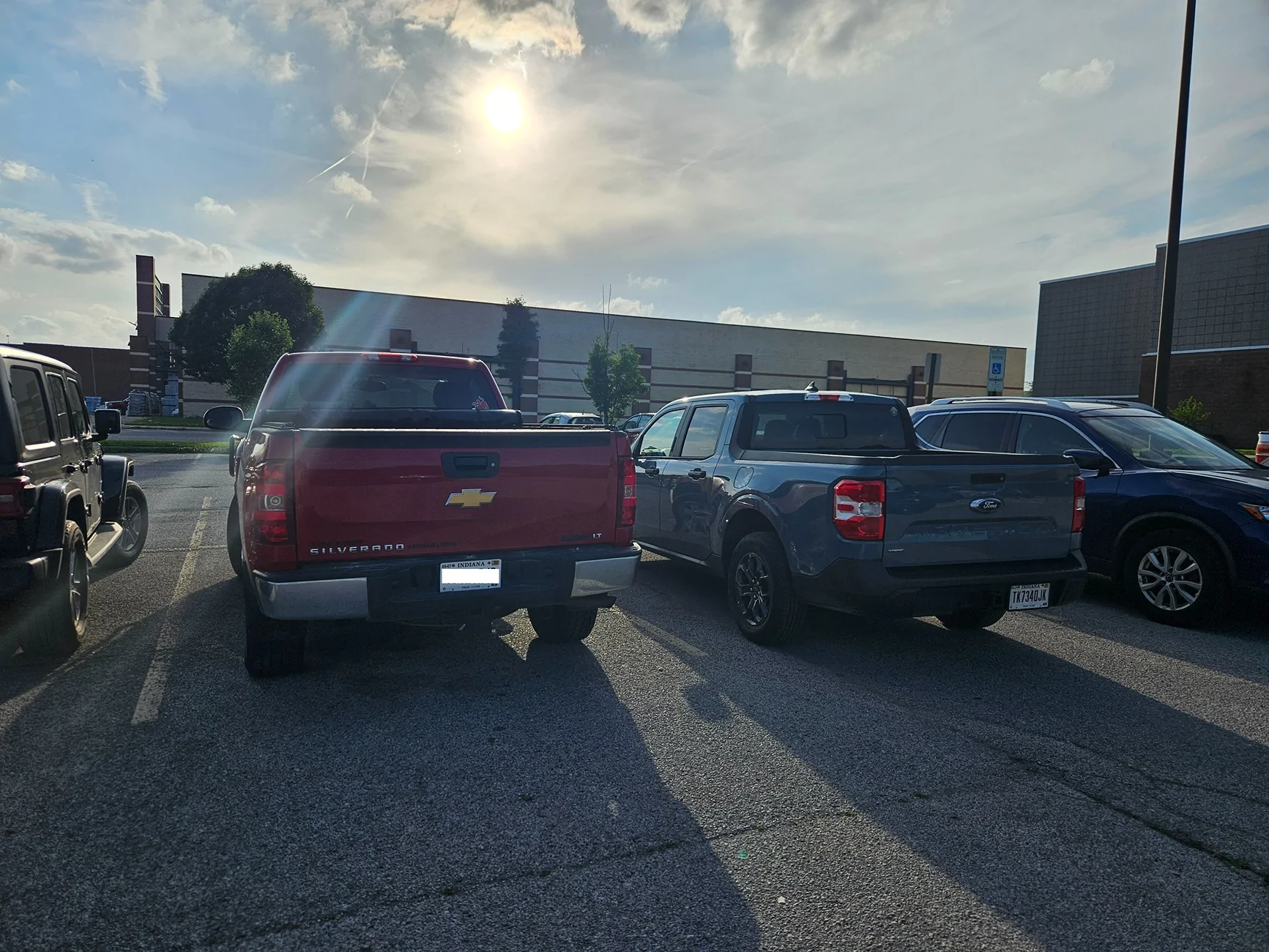 Ford Maverick (A Maverick Parking thread) I think someone was trying to be friends . . . not the sam