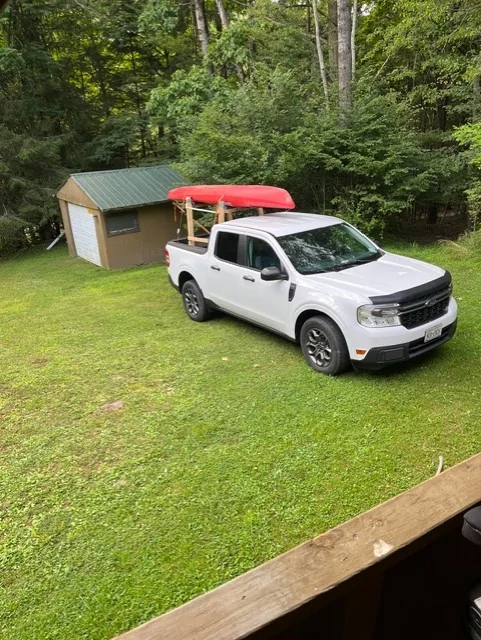 Ford Maverick Prototype home-built kayak or ladder rack rack