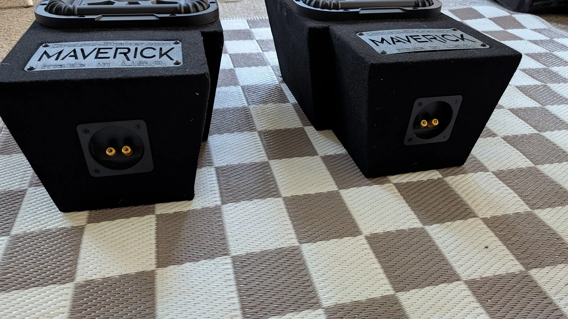 Ford Maverick Ground Shaker subwoofer boxes and Kicker Subs PXL_20260608_234024728.MP