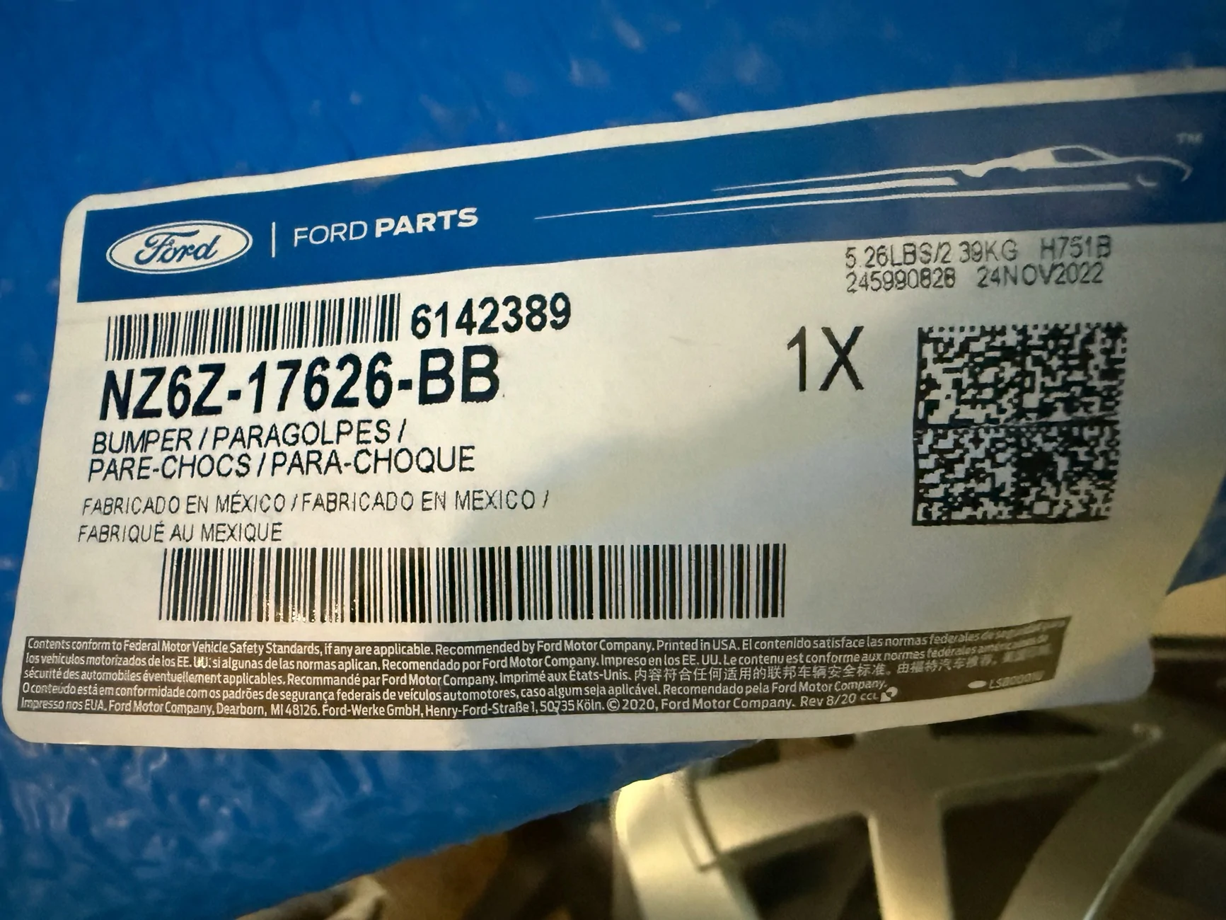 Ford Maverick Lower Bumper Cover FX4 (Tow hooks) *New* IMG_4115 2