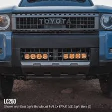 Ford Maverick Grille mounted KC flex era light bar IMG_1231