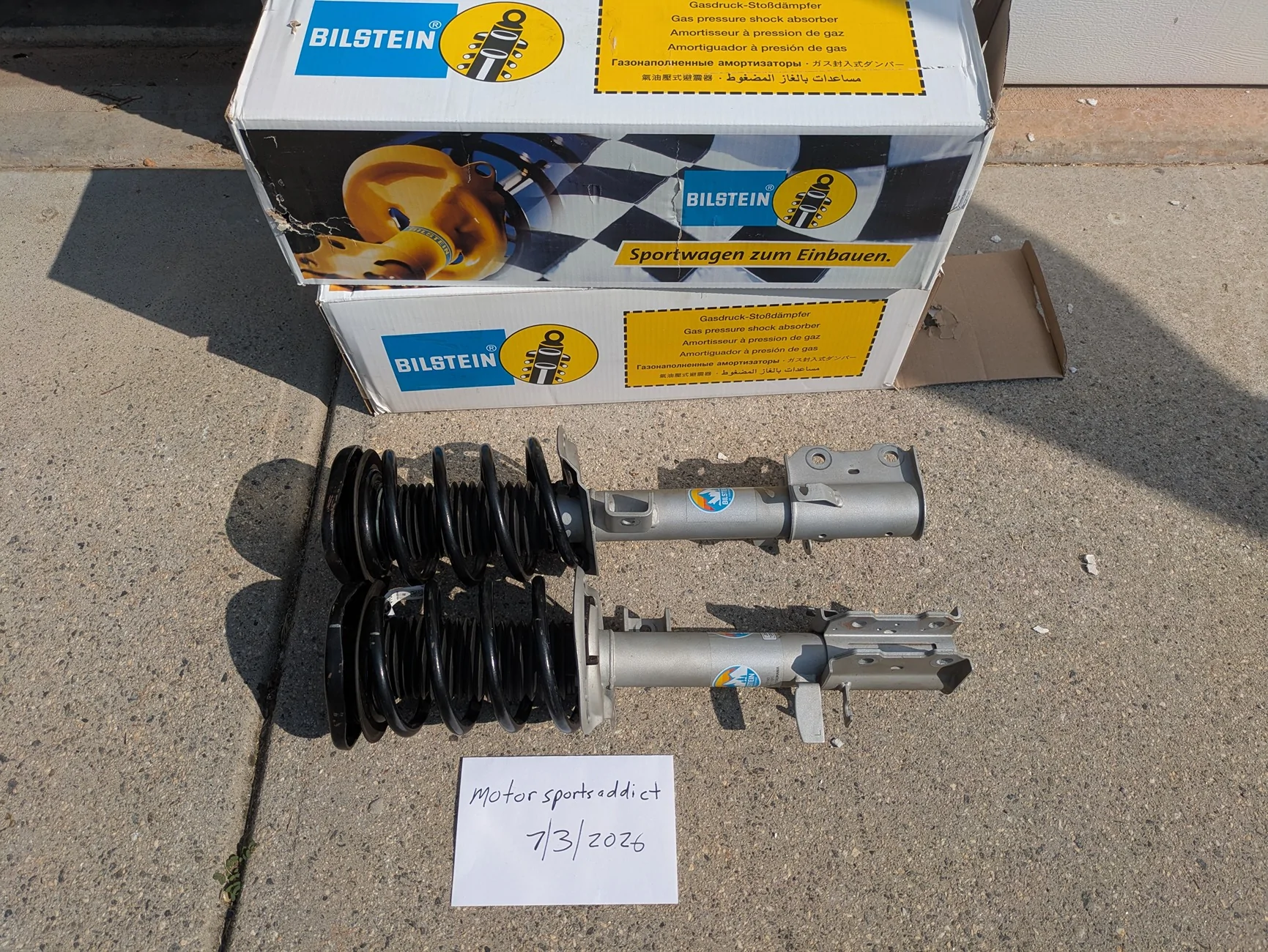 Ford Maverick Bilstein loaded 2" struts and new shocks $475 OBO PXL_20260703_135810901