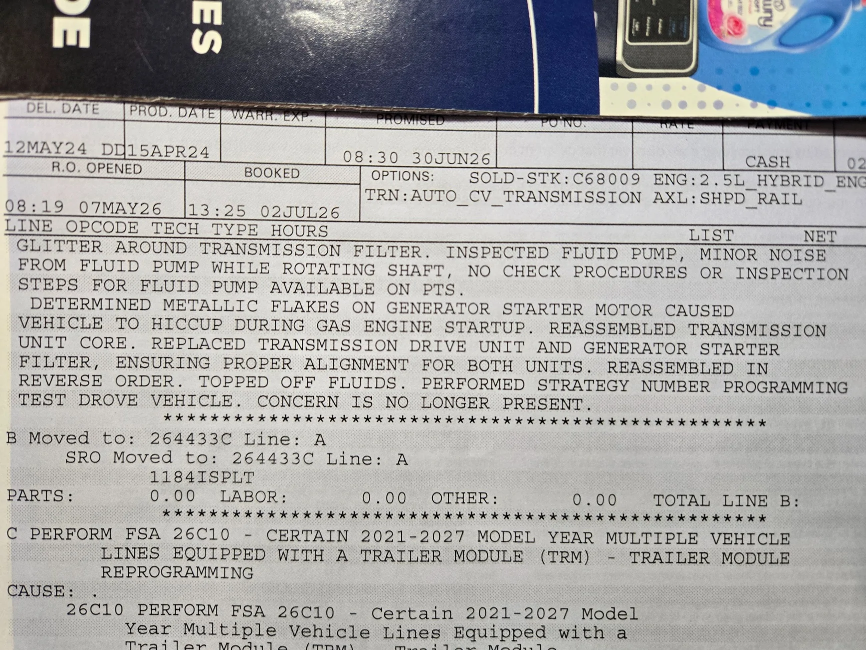 Ford Maverick Surging when stopped.  Anyone else? 20260703_071341