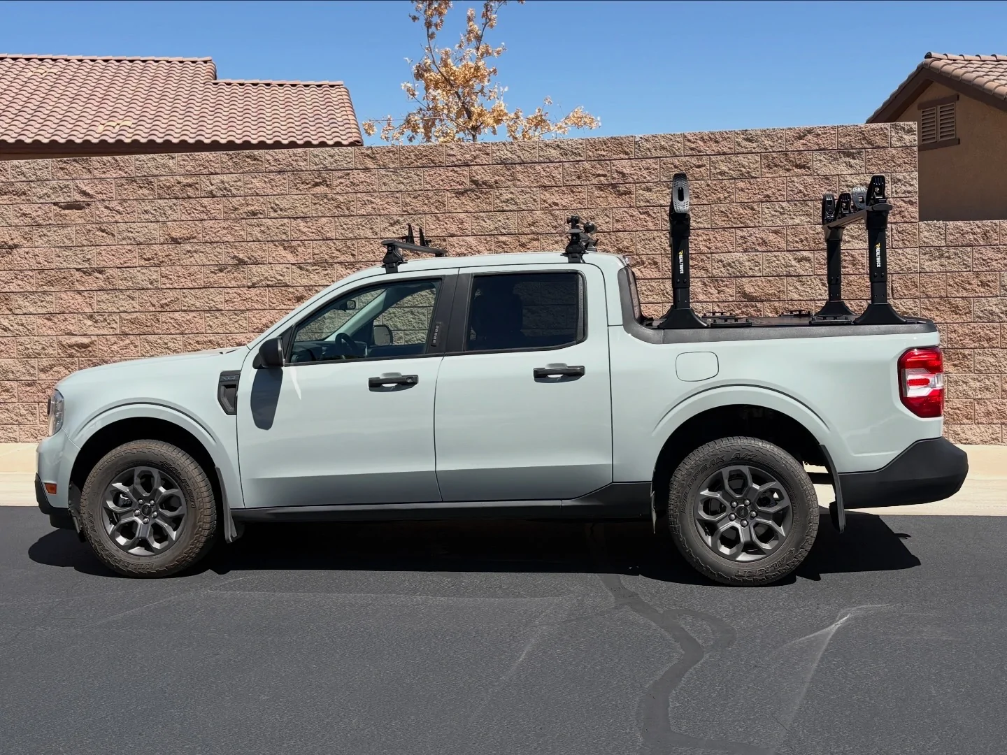 Ford Maverick Kayaks on Elevate Bed Racks BA2C6997-21B7-4B28-AC77-F4FE2DCD19DB