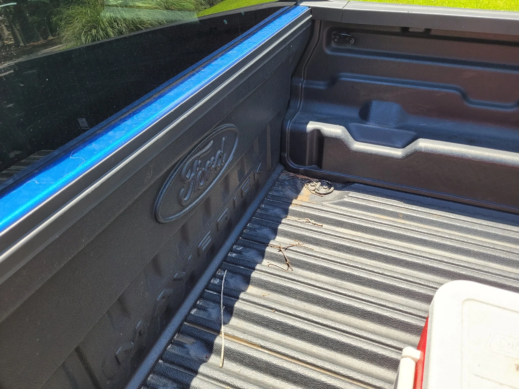 Ford Maverick question on bed drains with factory bed liner and tonneau cover? 20260701_142657