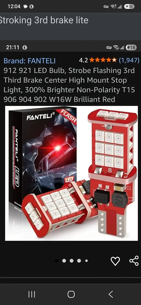 Ford Maverick Any Reliable LED for 3rd Brake Light? Screenshot_20260708_120400_DuckDuckGo