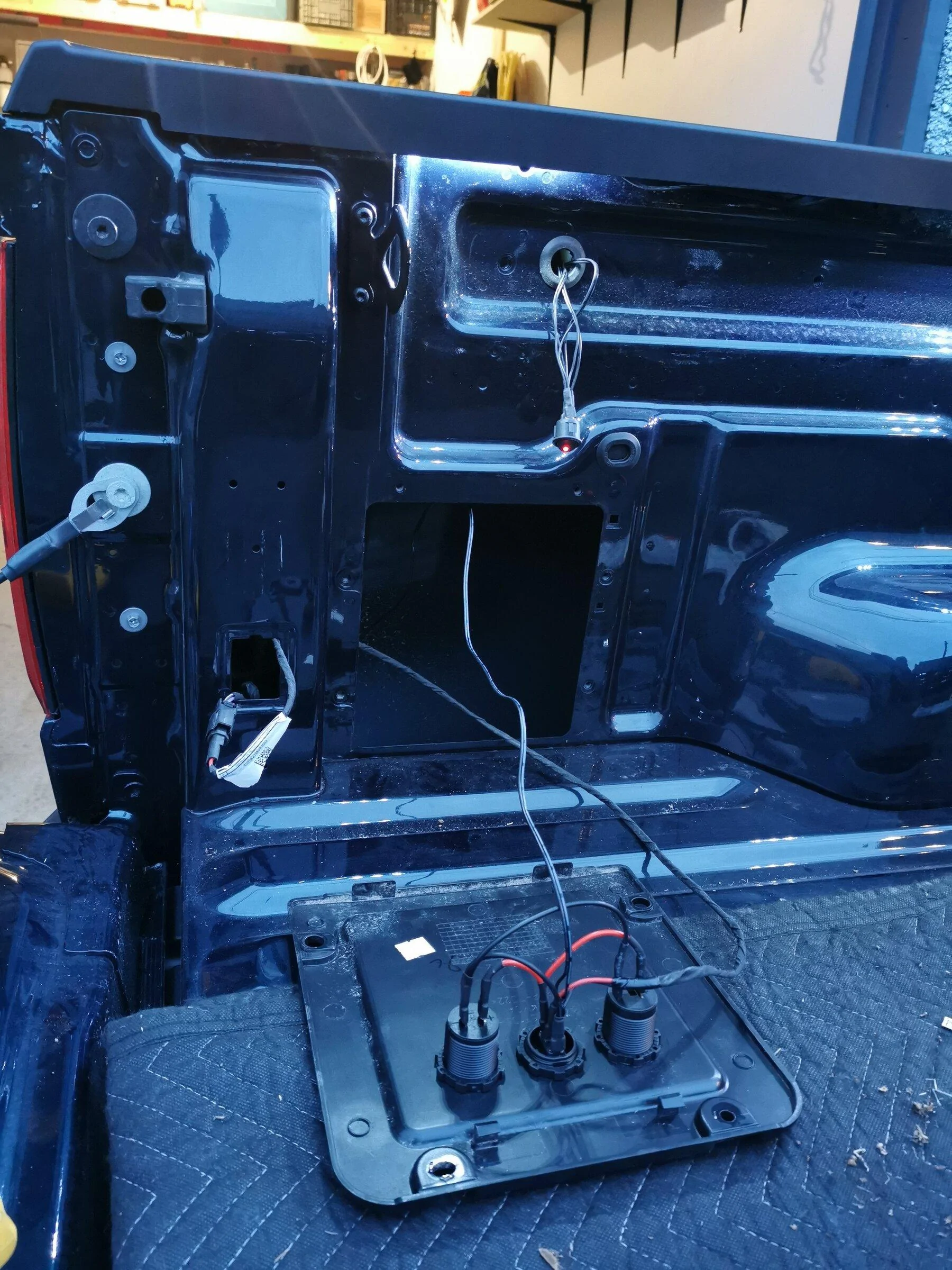 Ford Maverick Bed accessory power wiring and lighting - DIY W/Pictures IMG_20211223_161127