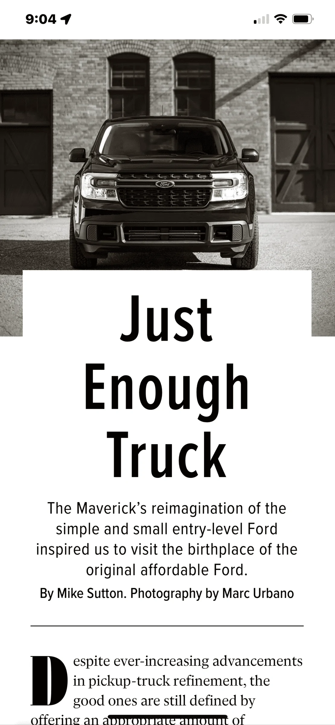 Ford Maverick Just Enough Truck - Car and Driver Maverick review CE9DE368-B7D0-434A-AB27-C480F1DE51B9