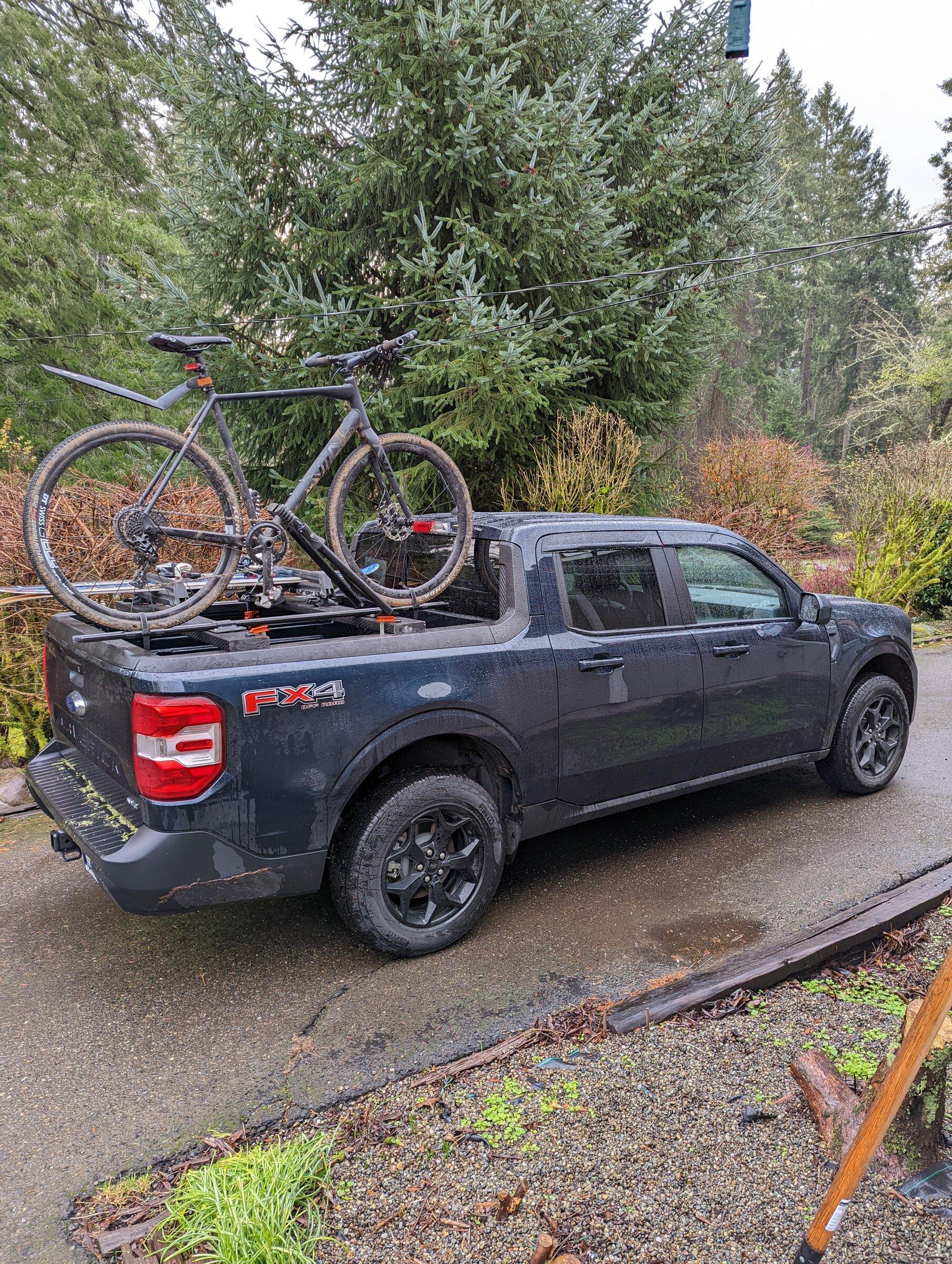 Ford Maverick DIY bike rack PXL_20211205_164718908