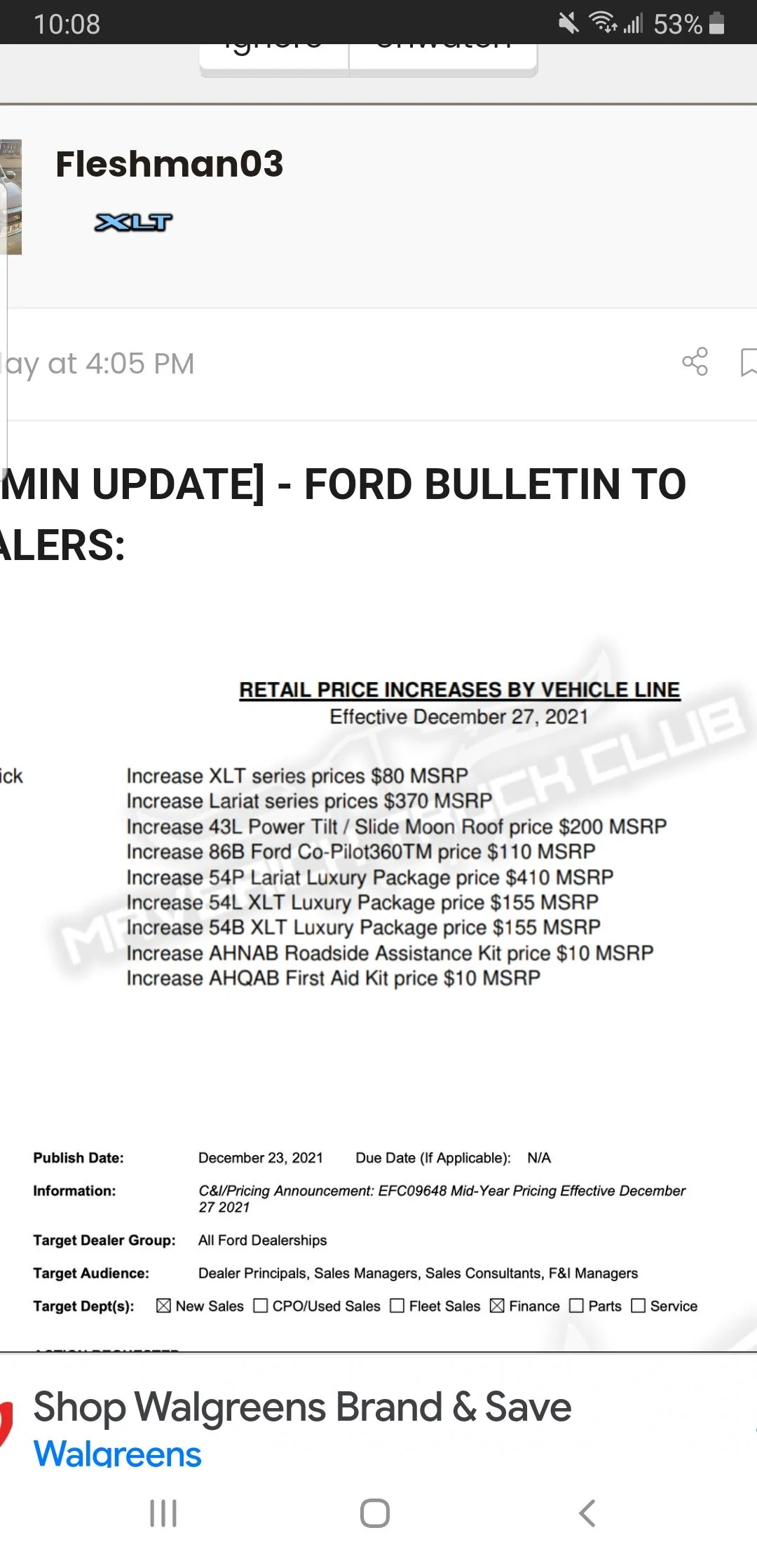 Ford Maverick $3,000 OFF - DEAL CLOSED - Fight OFF the Price Increase with Granger Ford Screenshot_20211225-100813_Samsung Internet