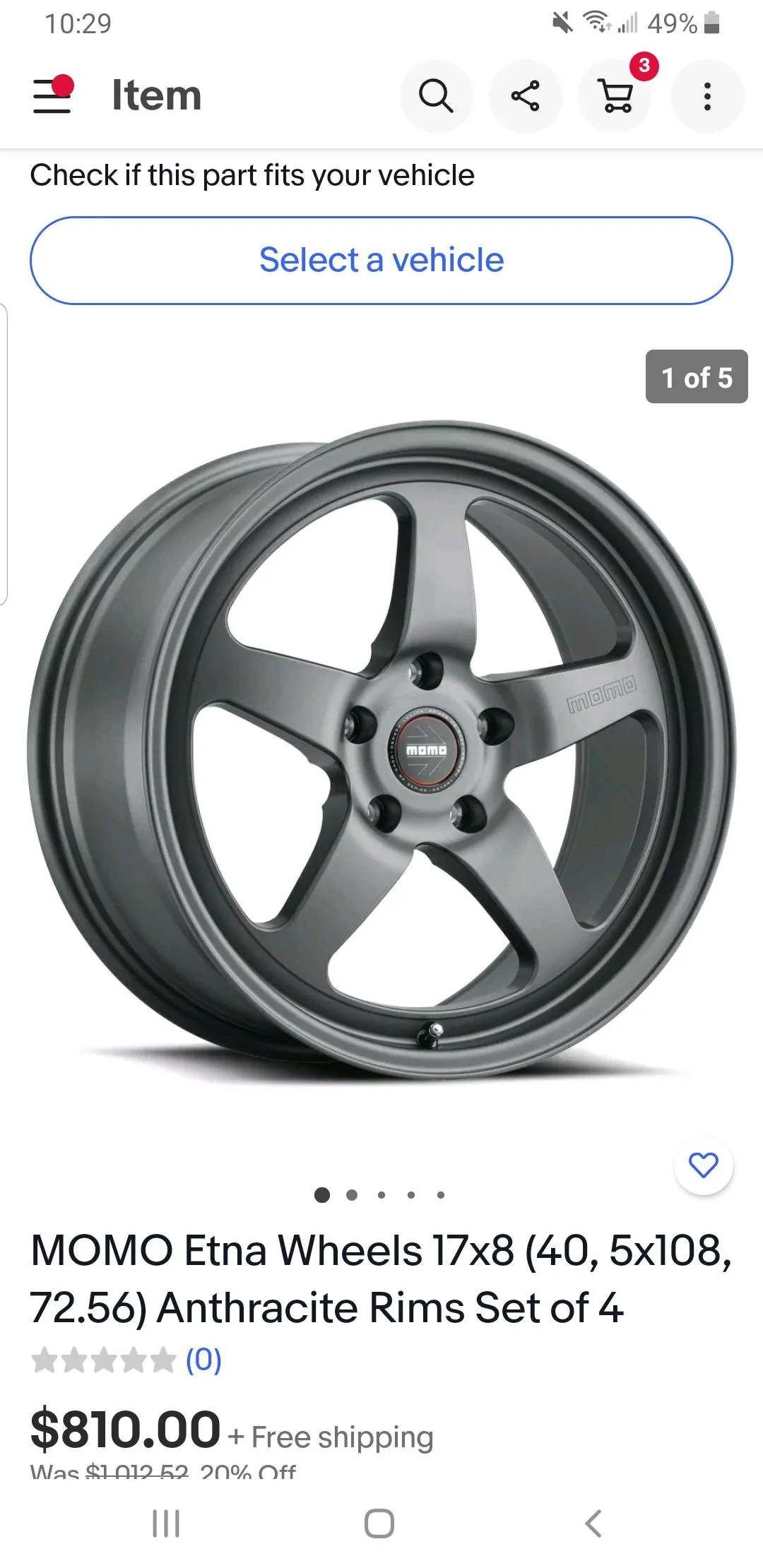 Ford Maverick Custom Rims / Wheels for 2022 Maverick? Screenshot_20211226-102941_eBay