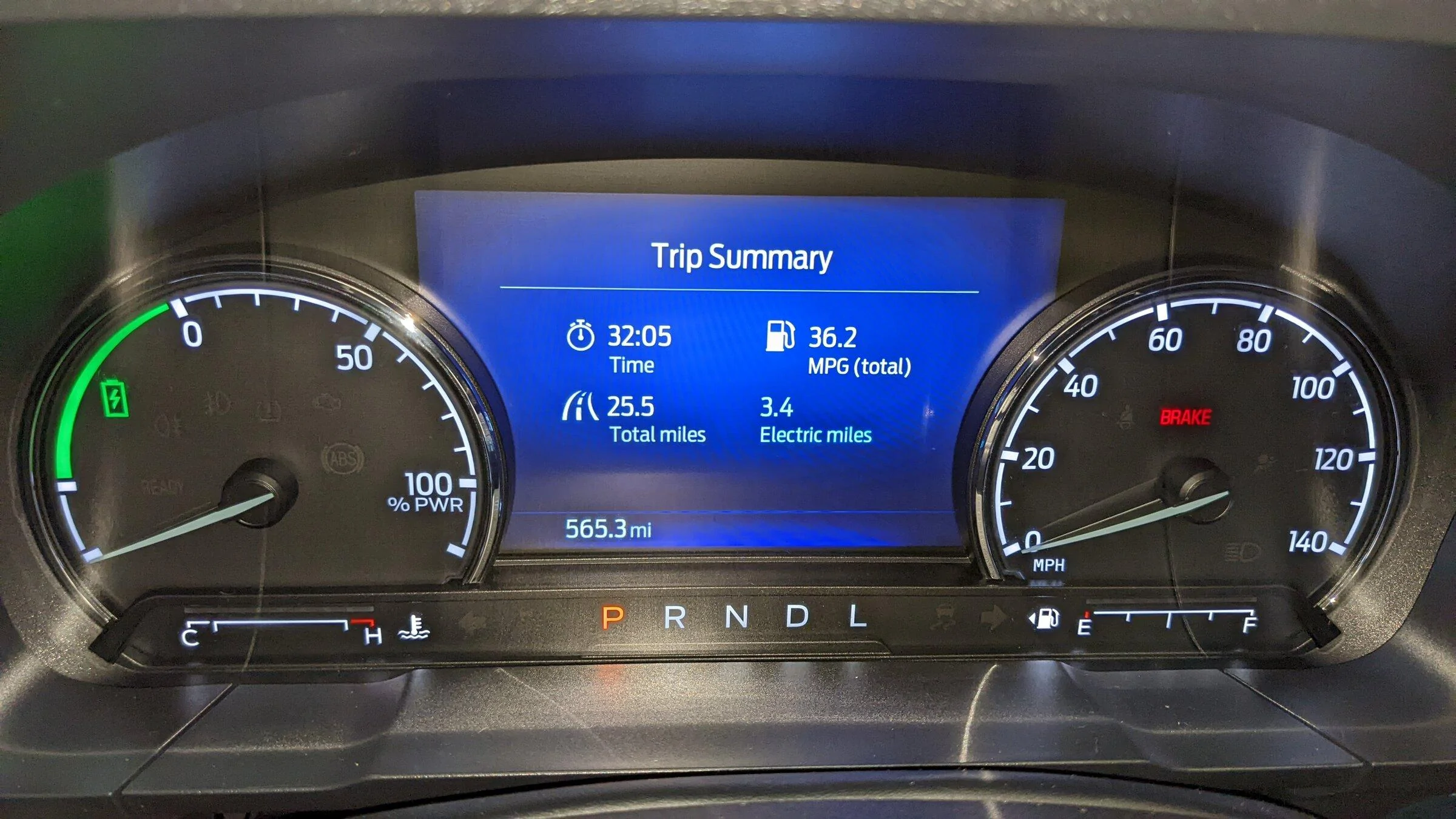 Ford Maverick Hybrid MPG mileage at 80 MPH? PXL_20211228_083249472