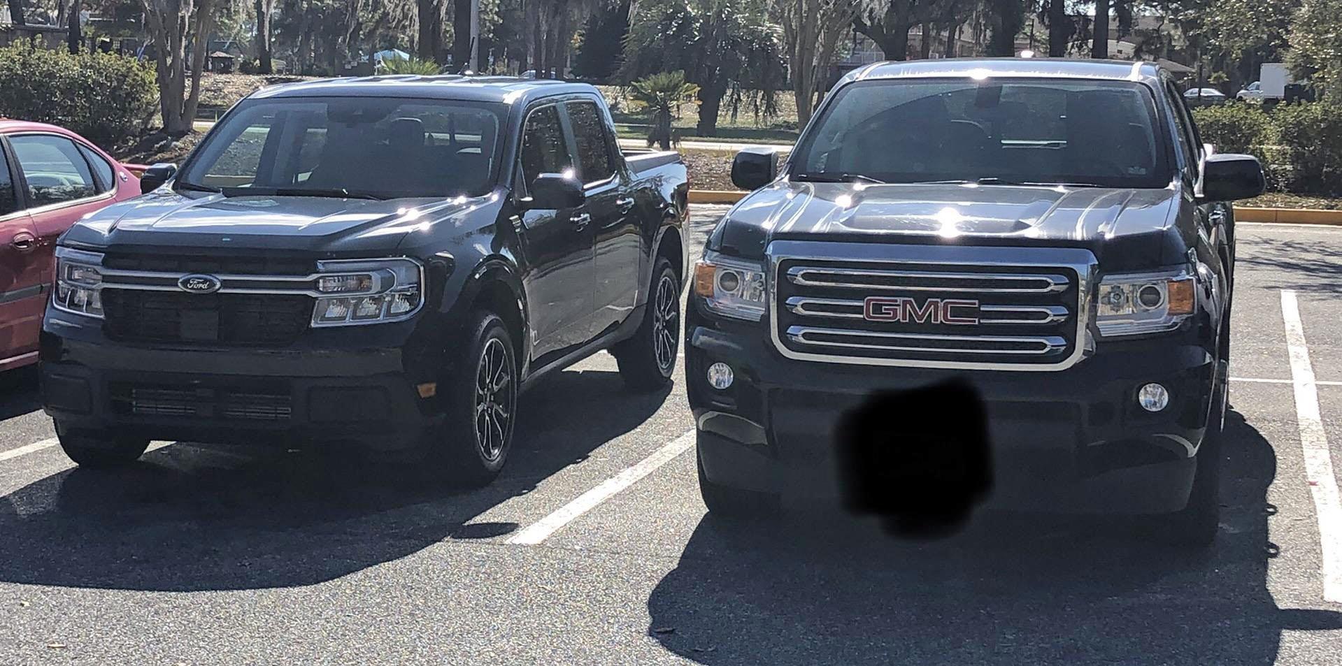 Ford Maverick Maverick vs. GMC Canyon side-by-side Maverick vs. GMC Canyon side-by-side