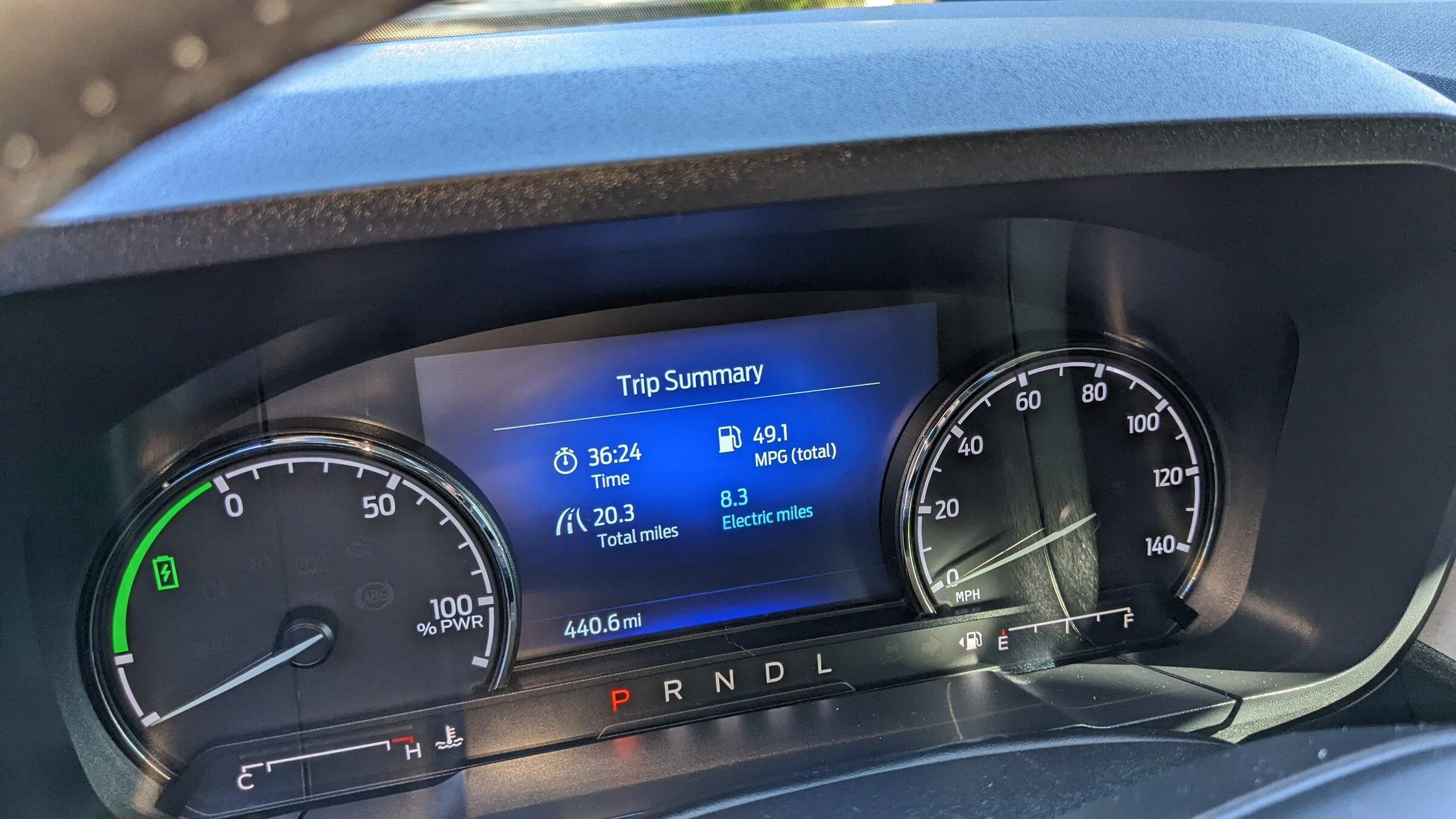 Ford Maverick How to get more MPG from hybrid Maverick? PXL_20211223_152614665