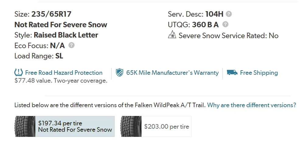 Ford Maverick Picking up some Falken Wildpeak AT Trail tires 1783785540570-qz