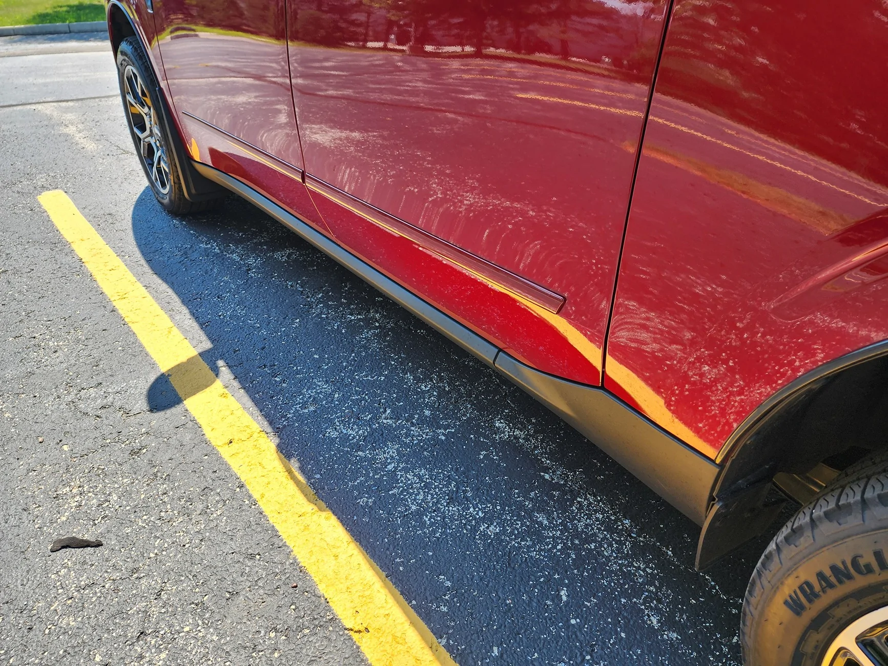 Ford Maverick Color matched body side molding please 20260712_144127