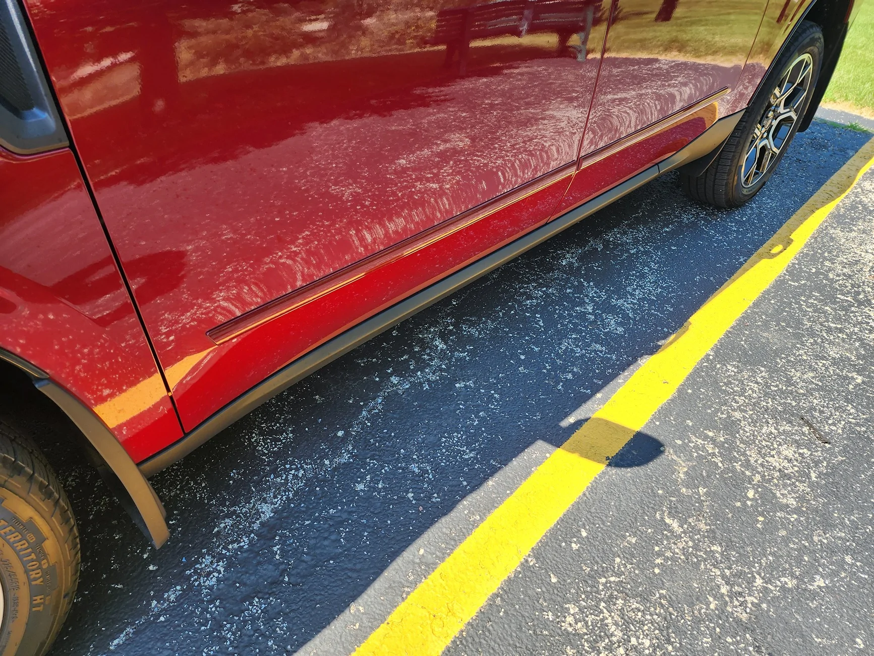 Ford Maverick Color matched body side molding please 20260712_144117