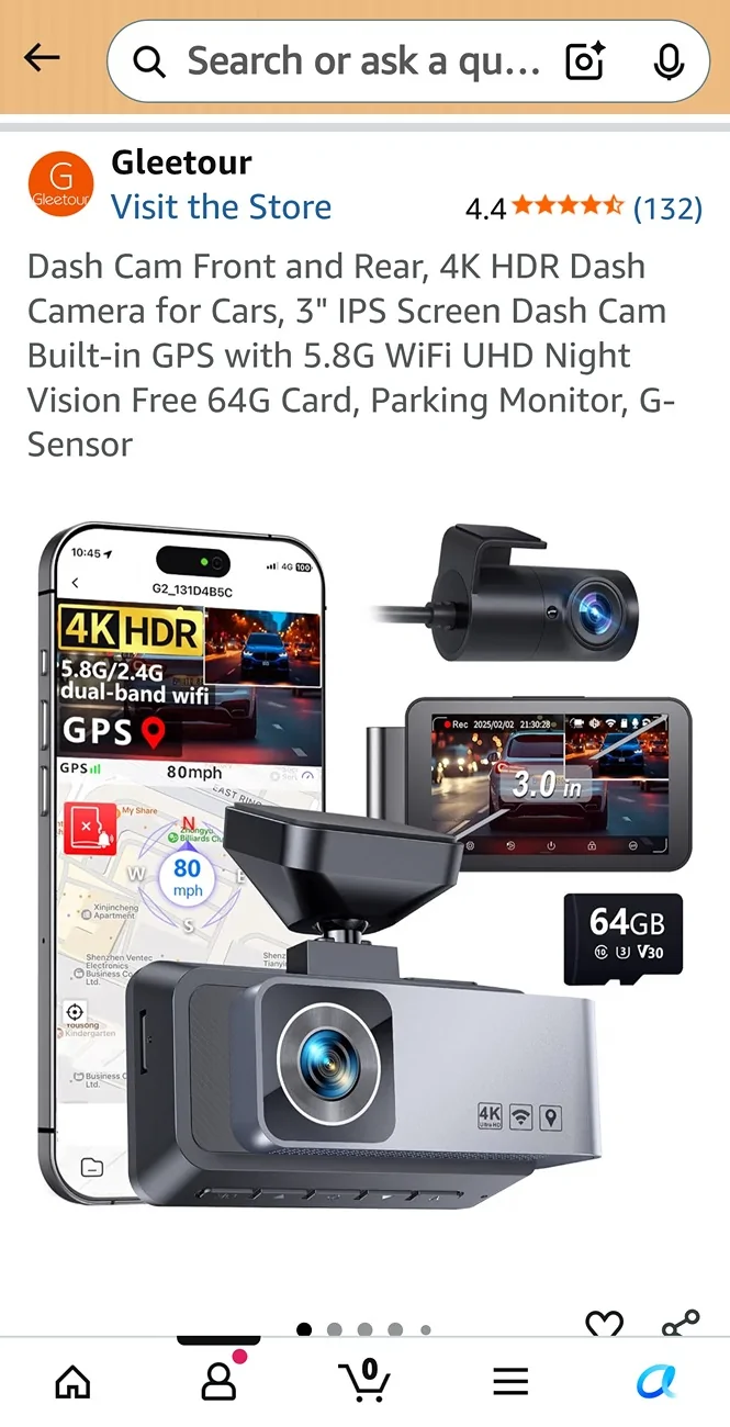 Ford Maverick Dash Cam Screenshot_20260713_094136_Amazon Shopping