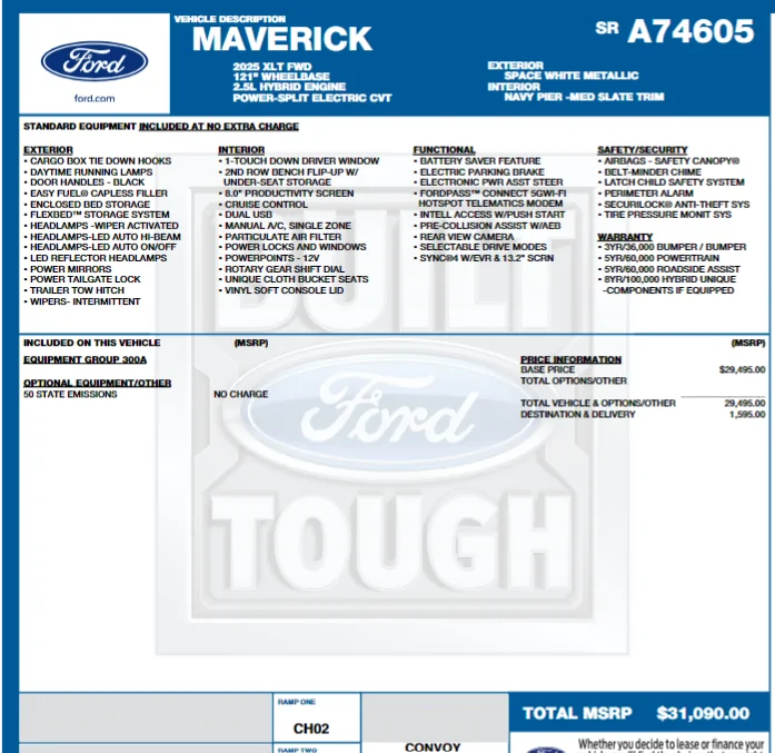 Ford Maverick Blind Spot Mirror Question 1784030108548-38