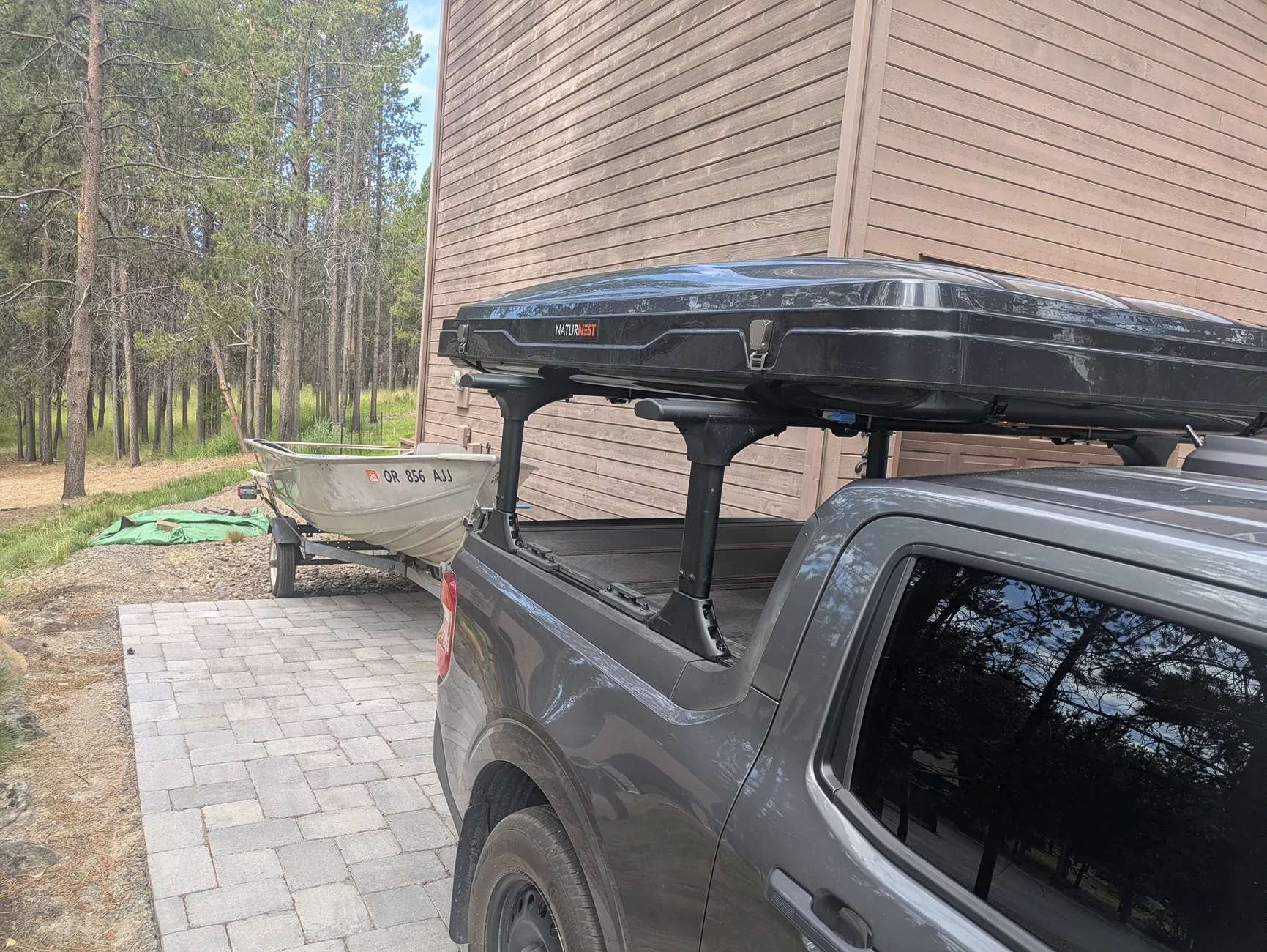 Ford Maverick Camping with rooftop tent and 12 ft kayaks 1000003248