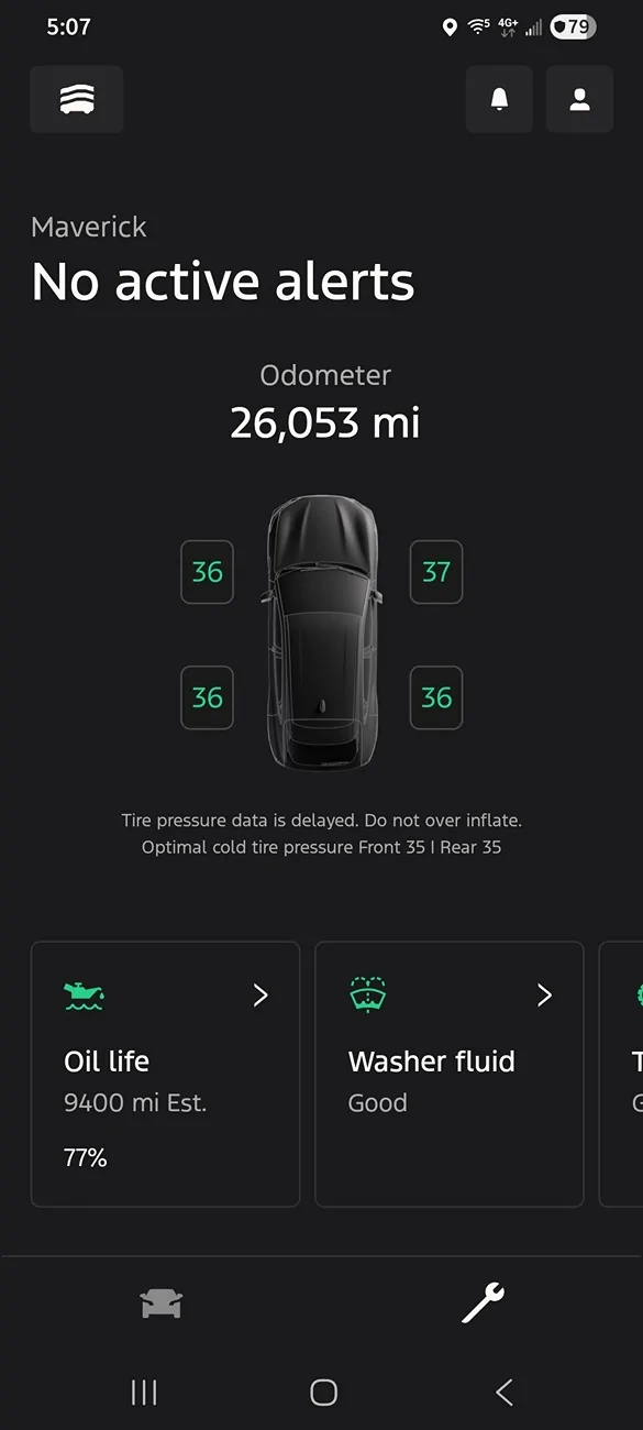 Ford Maverick Lost my fuel level on the new Ford Pass app? Screenshot_20260713_170724_Ford