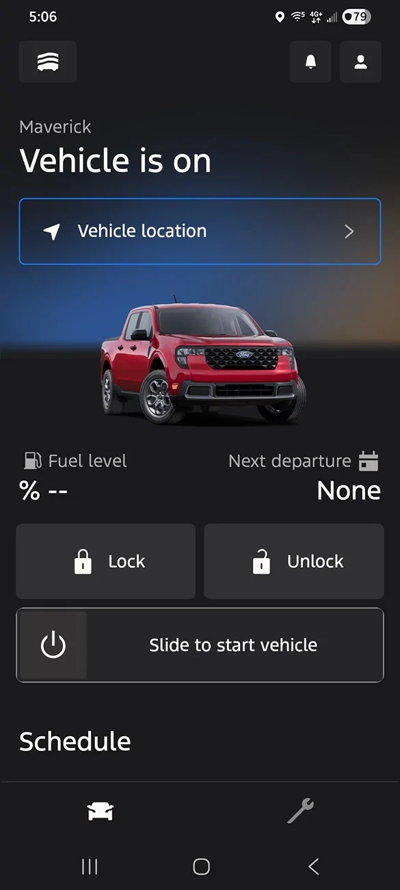 Ford Maverick Lost my fuel level on the new Ford Pass app? Screenshot_20260713_170658_Ford