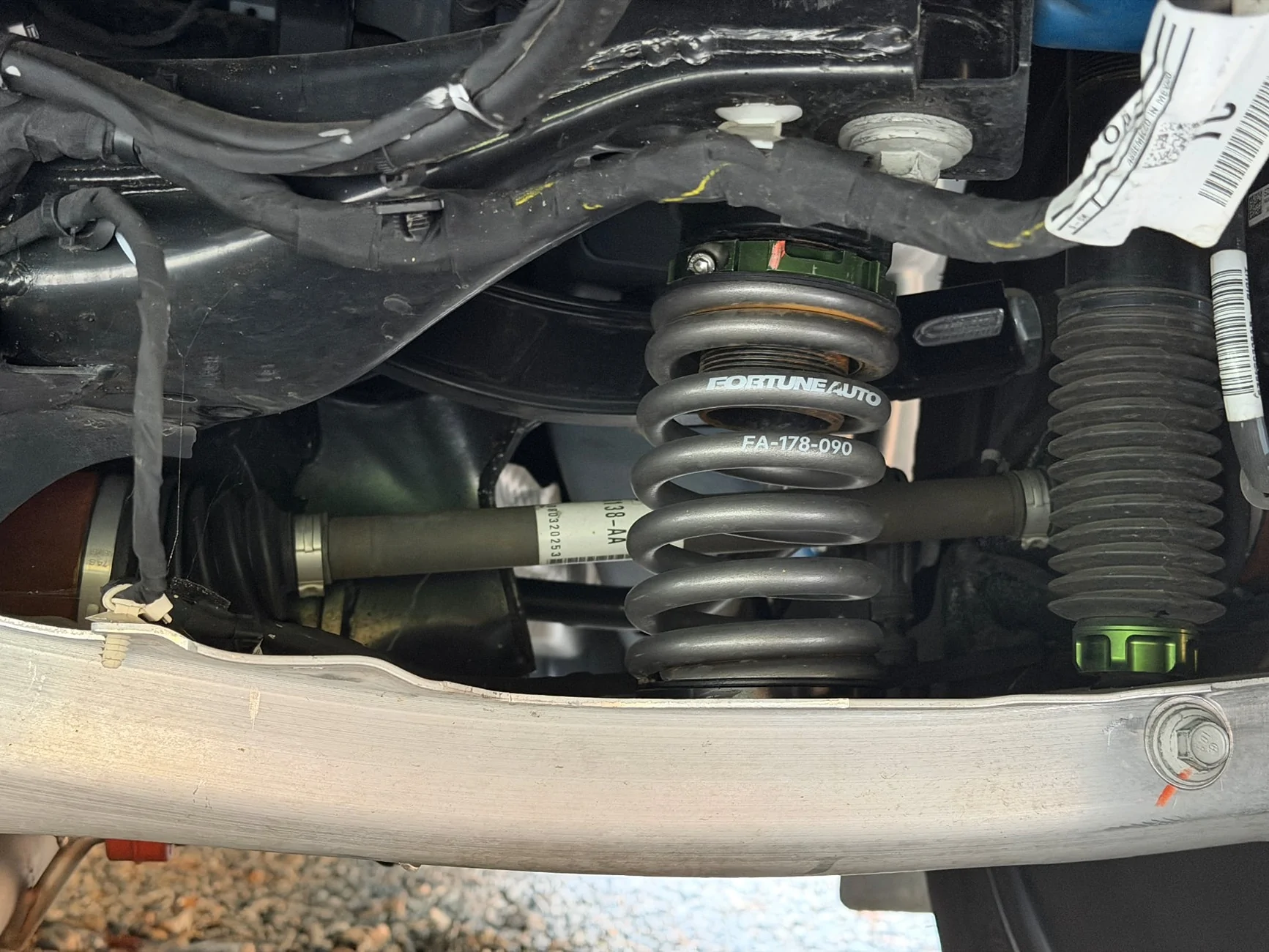 Ford Maverick Fortune Auto Coilovers for 2025 Maverick Lobo - Prototype Development fortune-mav-rr