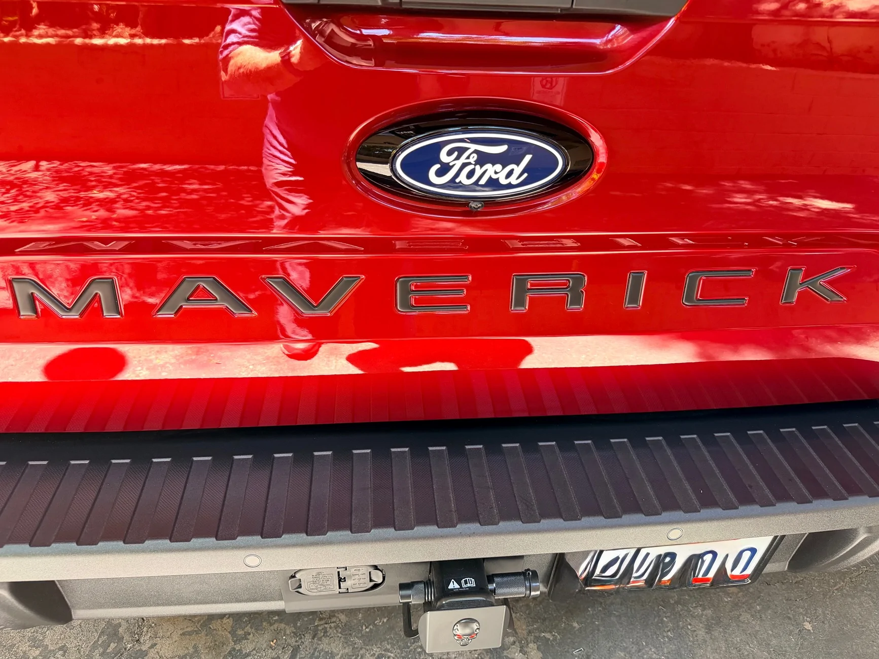 Ford Maverick Tailgate Lettering installed IMG_7386
