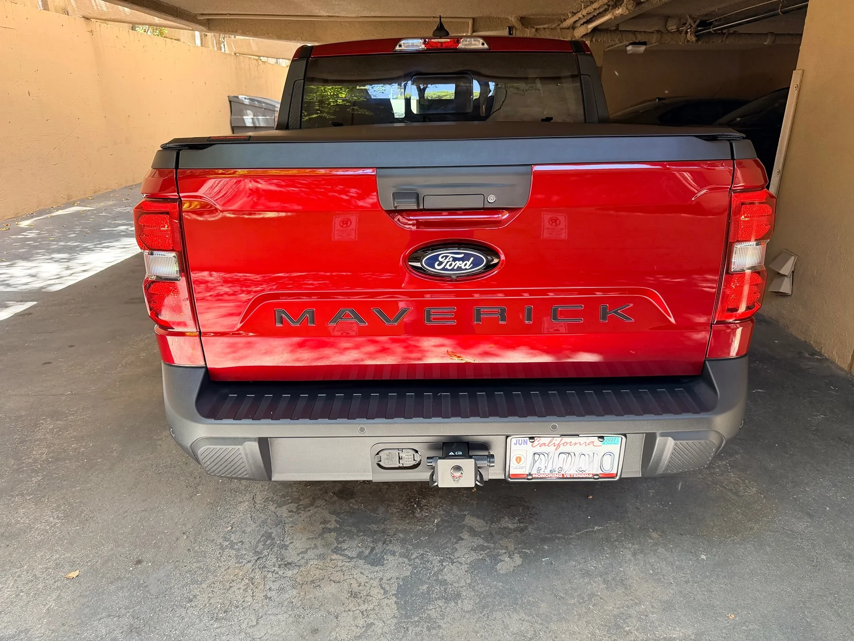 Ford Maverick Tailgate Lettering installed IMG_7383