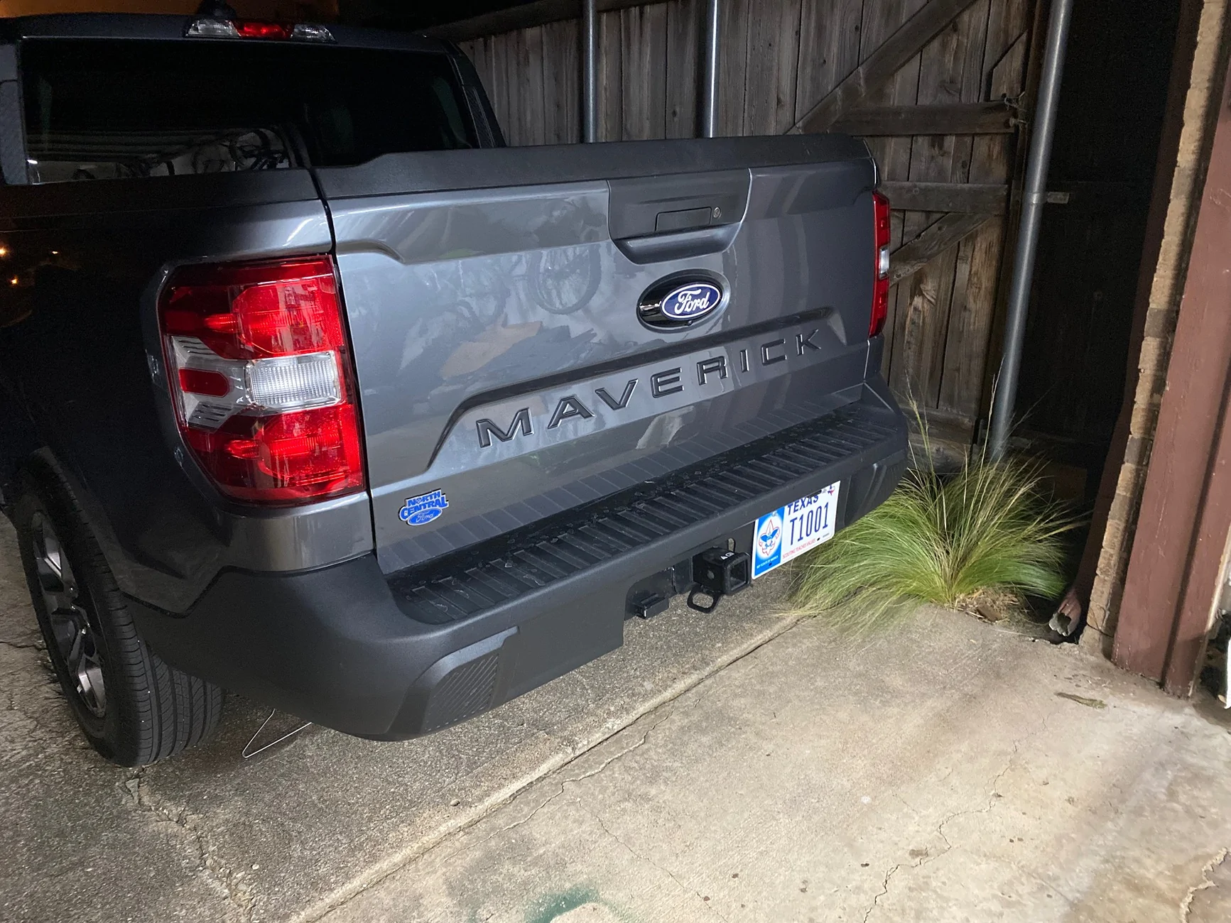 Ford Maverick Tailgate Lettering installed IMG_4100