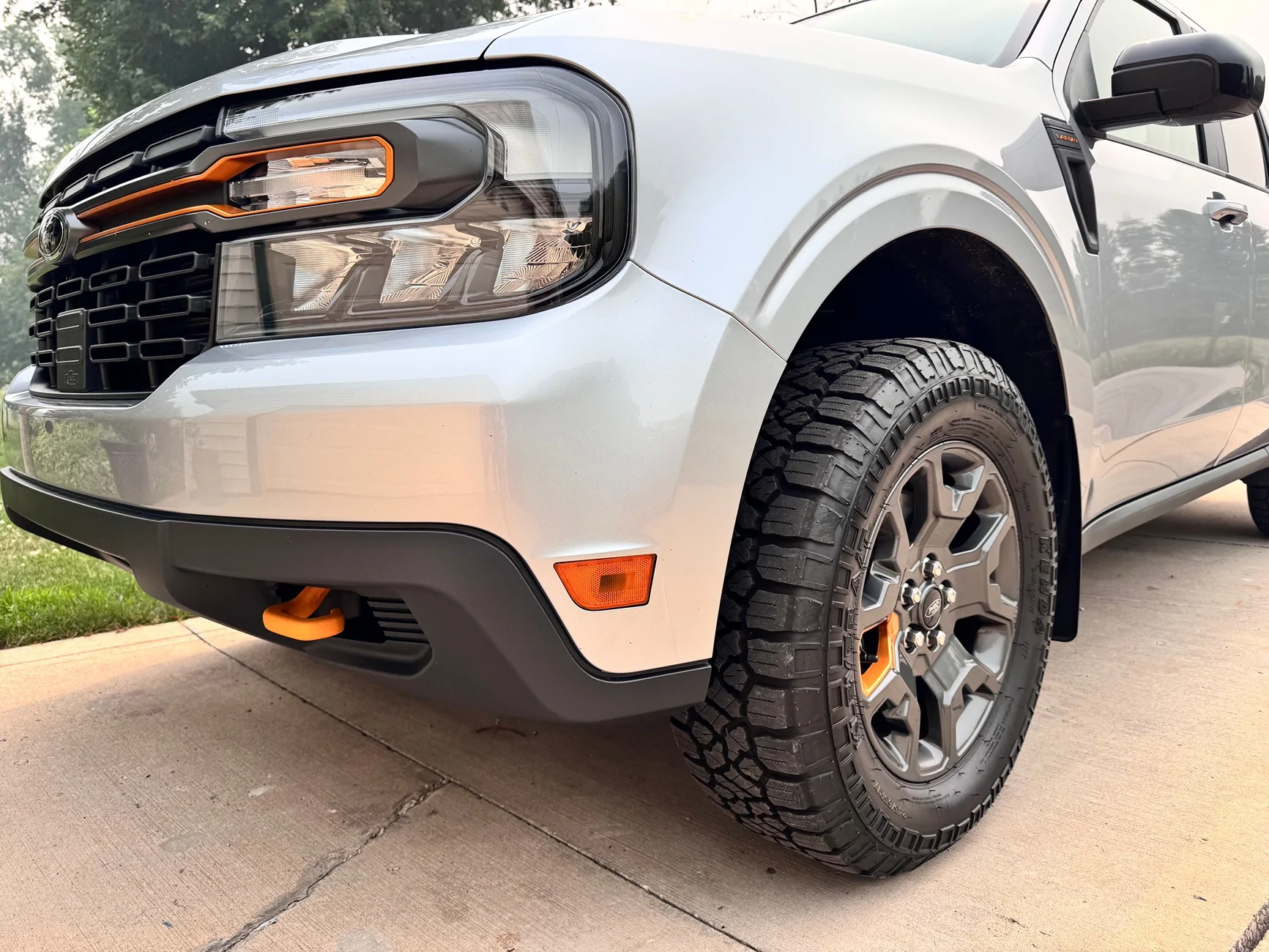 Ford Maverick Suggestions: 2023 XL Headlight options to match black appearance package taillights. IMG_9988