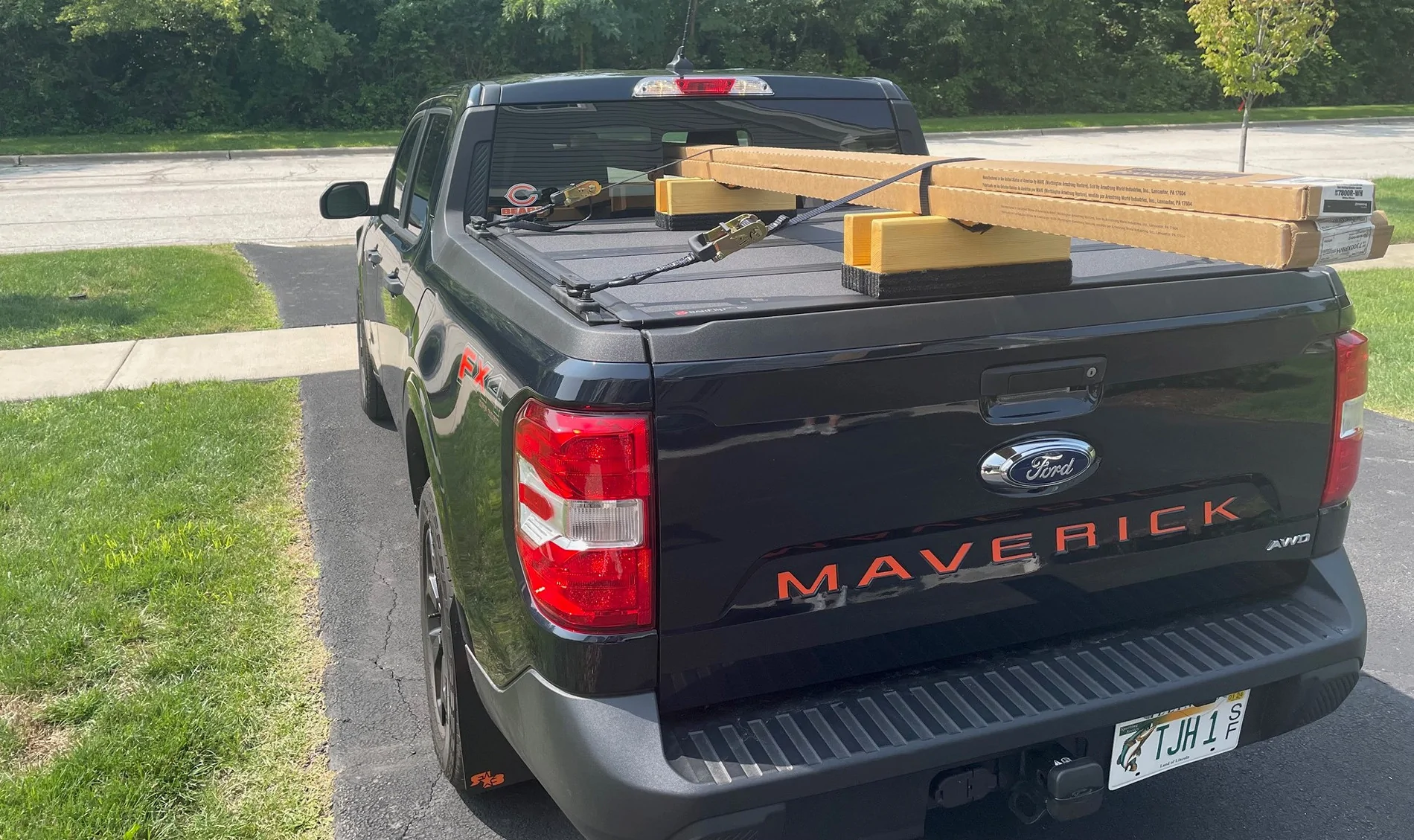 Ford Maverick Another reason for loving my back window doin' truck stuff